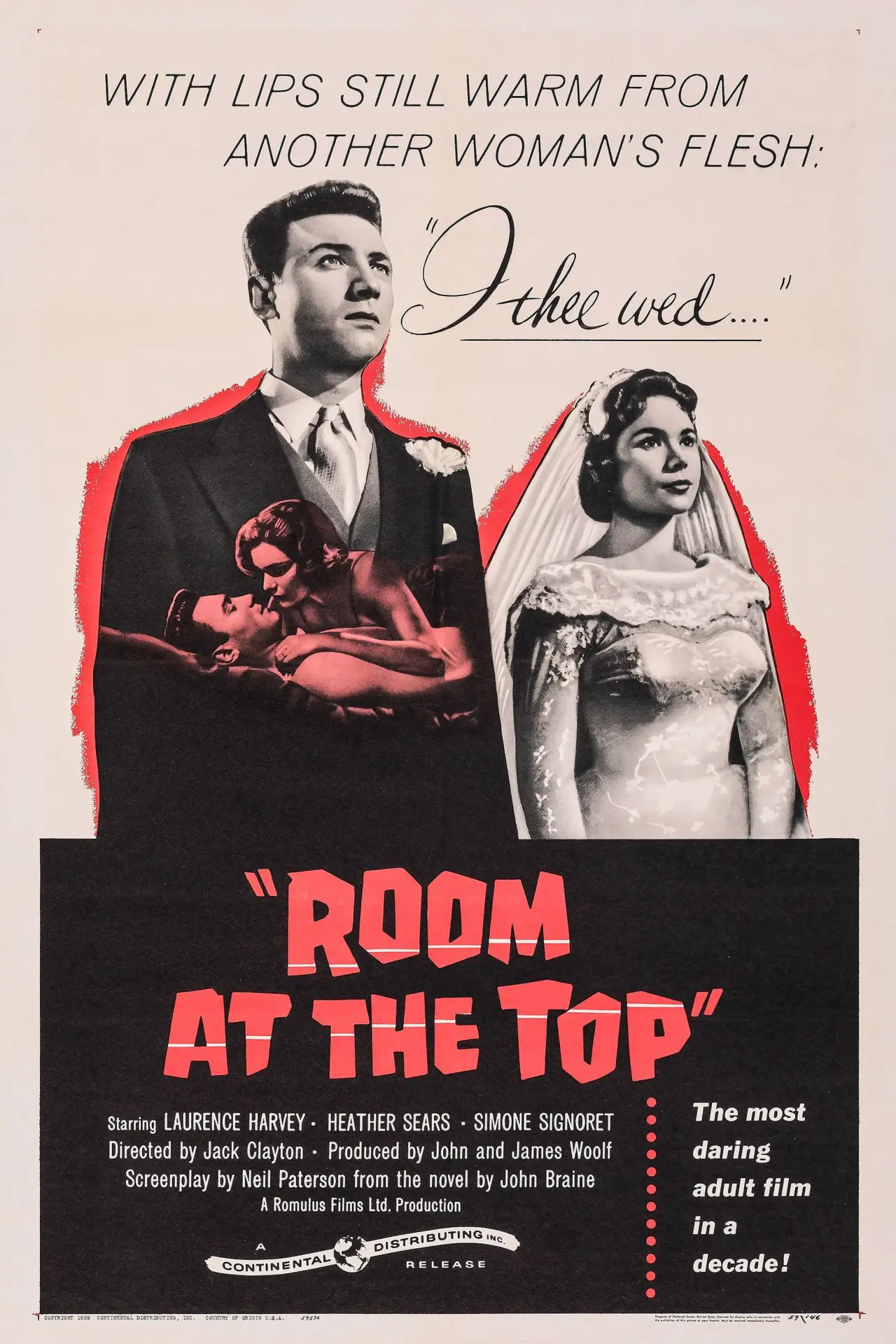 Movie poster "Room at the Top"
