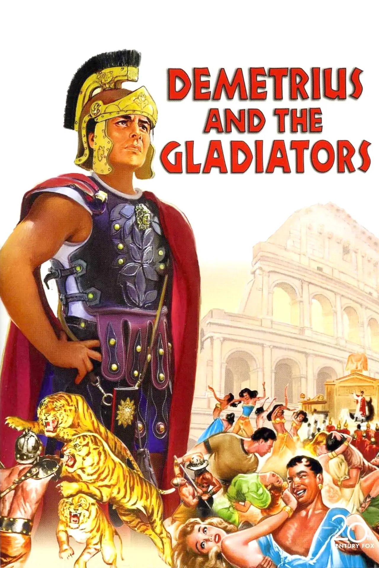 Movie poster "Demetrius and the Gladiators"