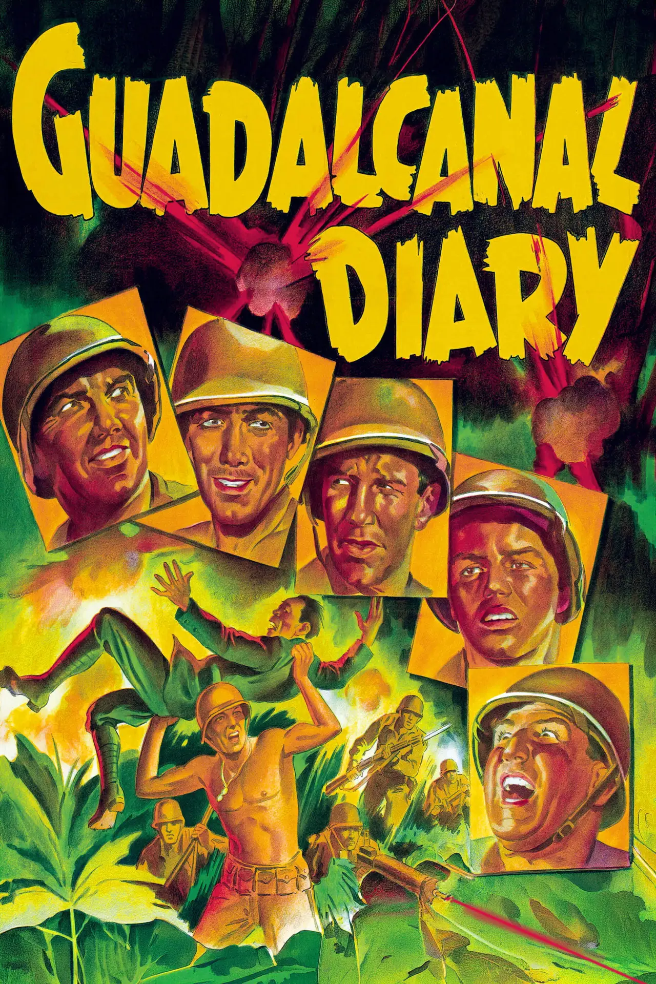 Movie poster "Guadalcanal Diary"