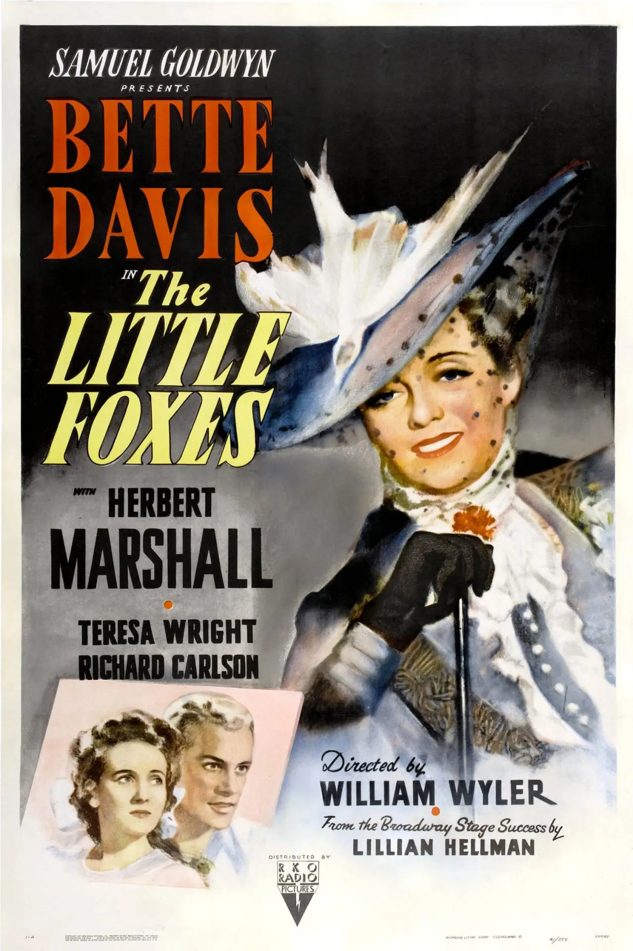 Movie poster "The Little Foxes"