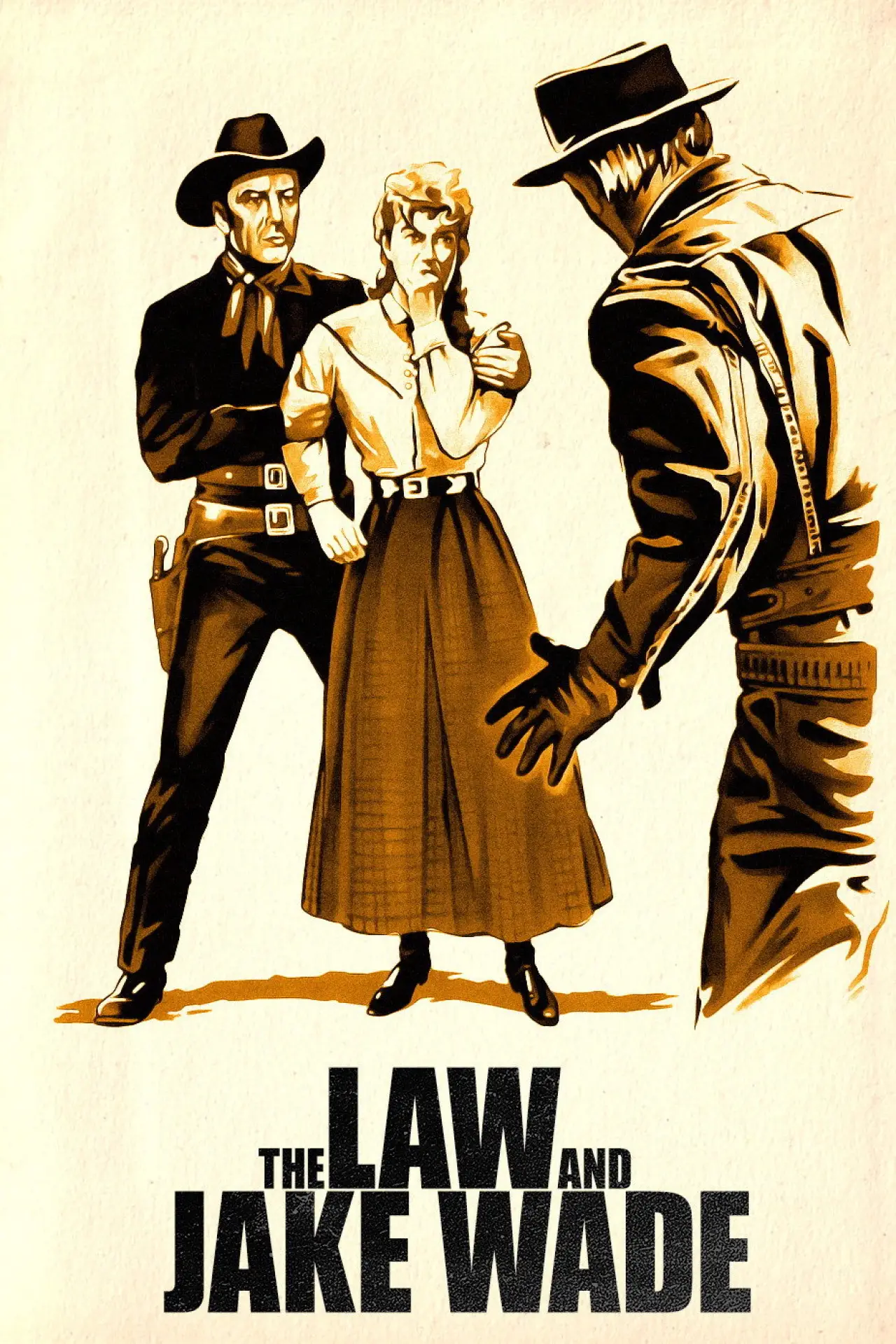 Movie poster "The Law and Jake Wade"