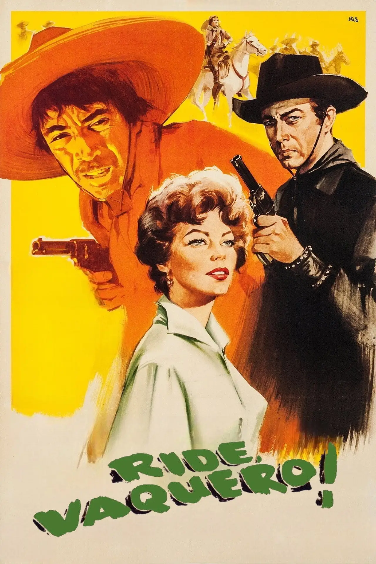 Movie poster "Ride, Vaquero!"