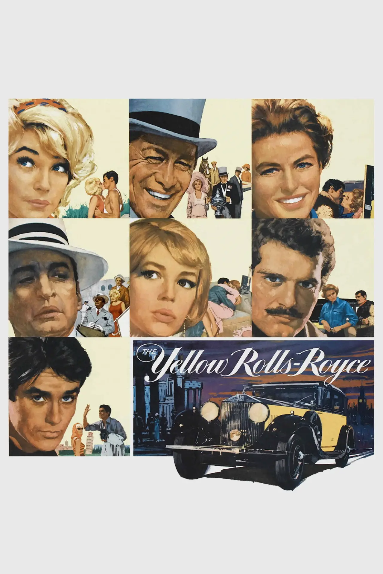 Movie poster "The Yellow Rolls-Royce"
