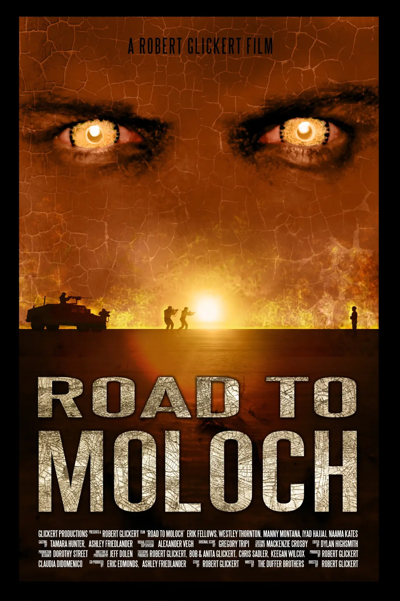 Movie poster "Road to Moloch"