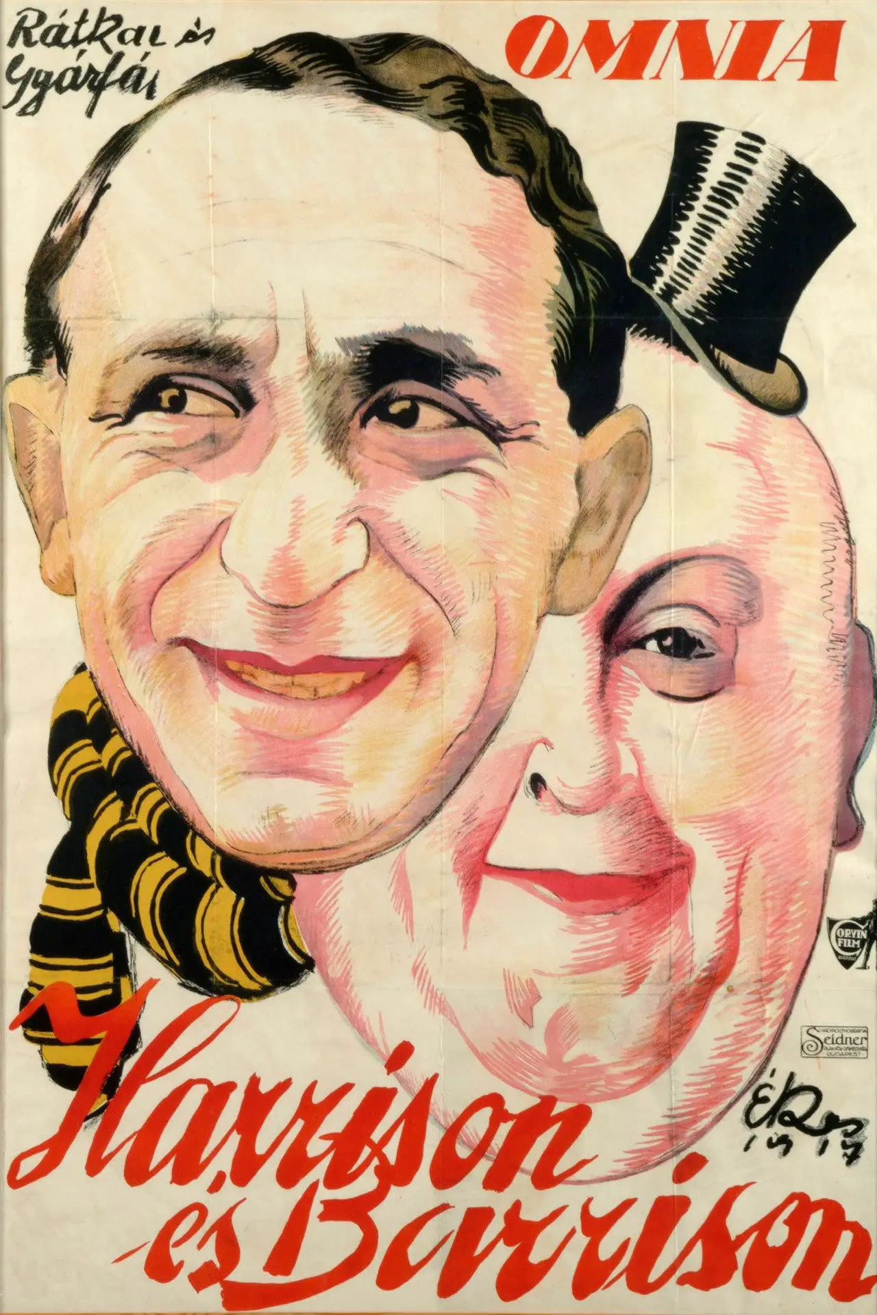 Movie poster "Harrison and Barrison"