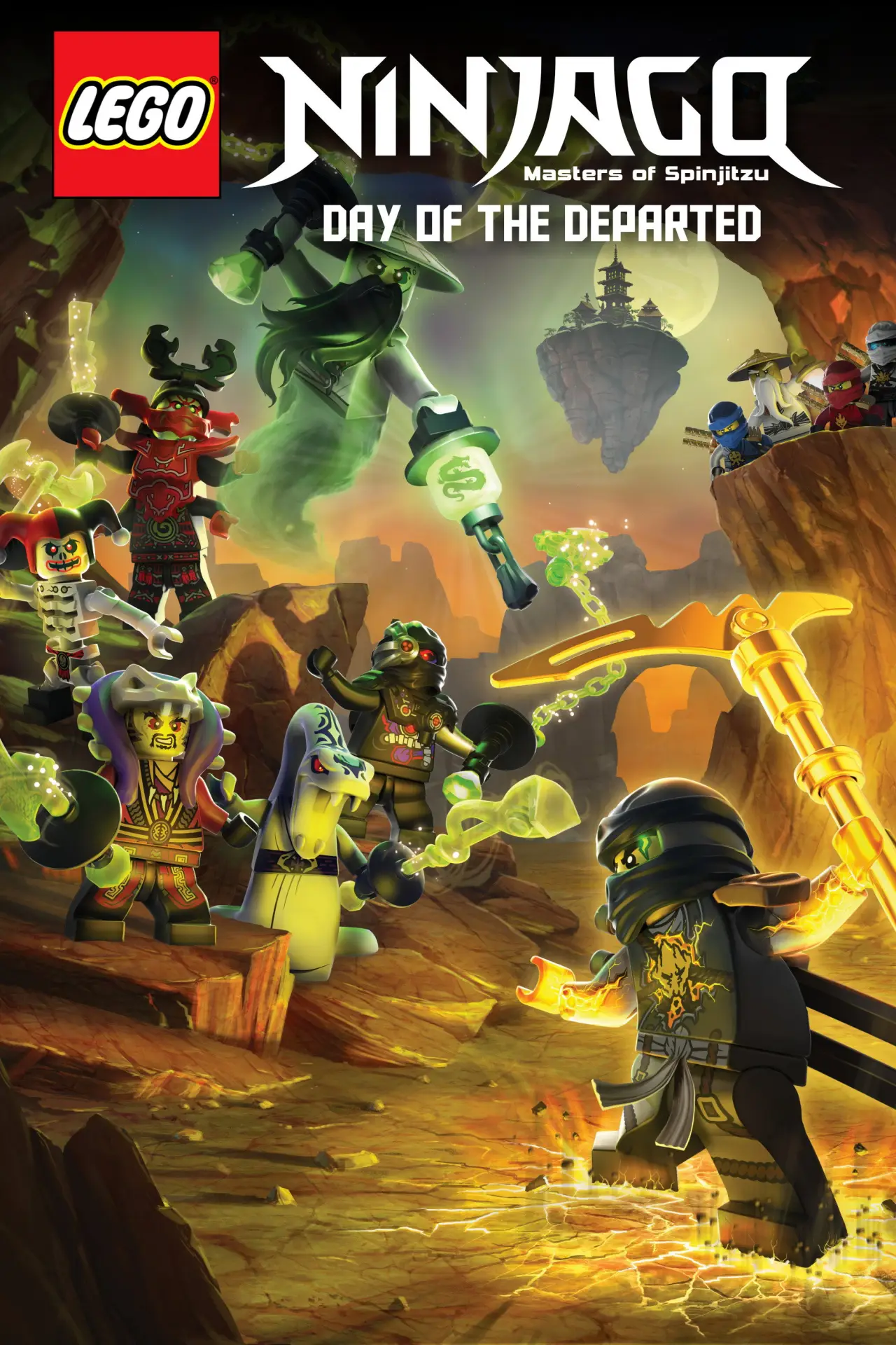 Movie poster "Ninjago: Masters of Spinjitzu - Day of the Departed"