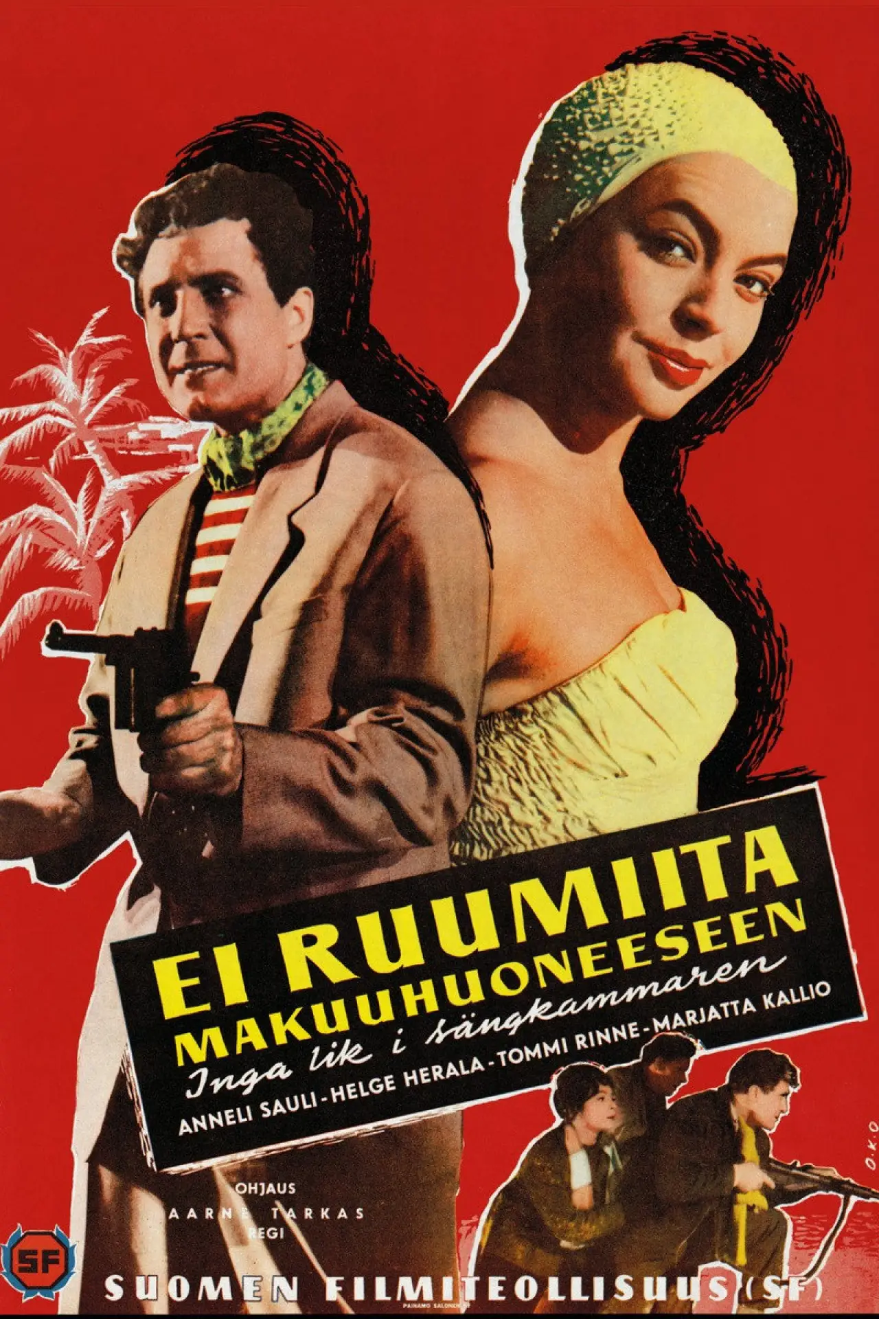 Movie poster "Ei ruumiita makuuhuoneeseen"