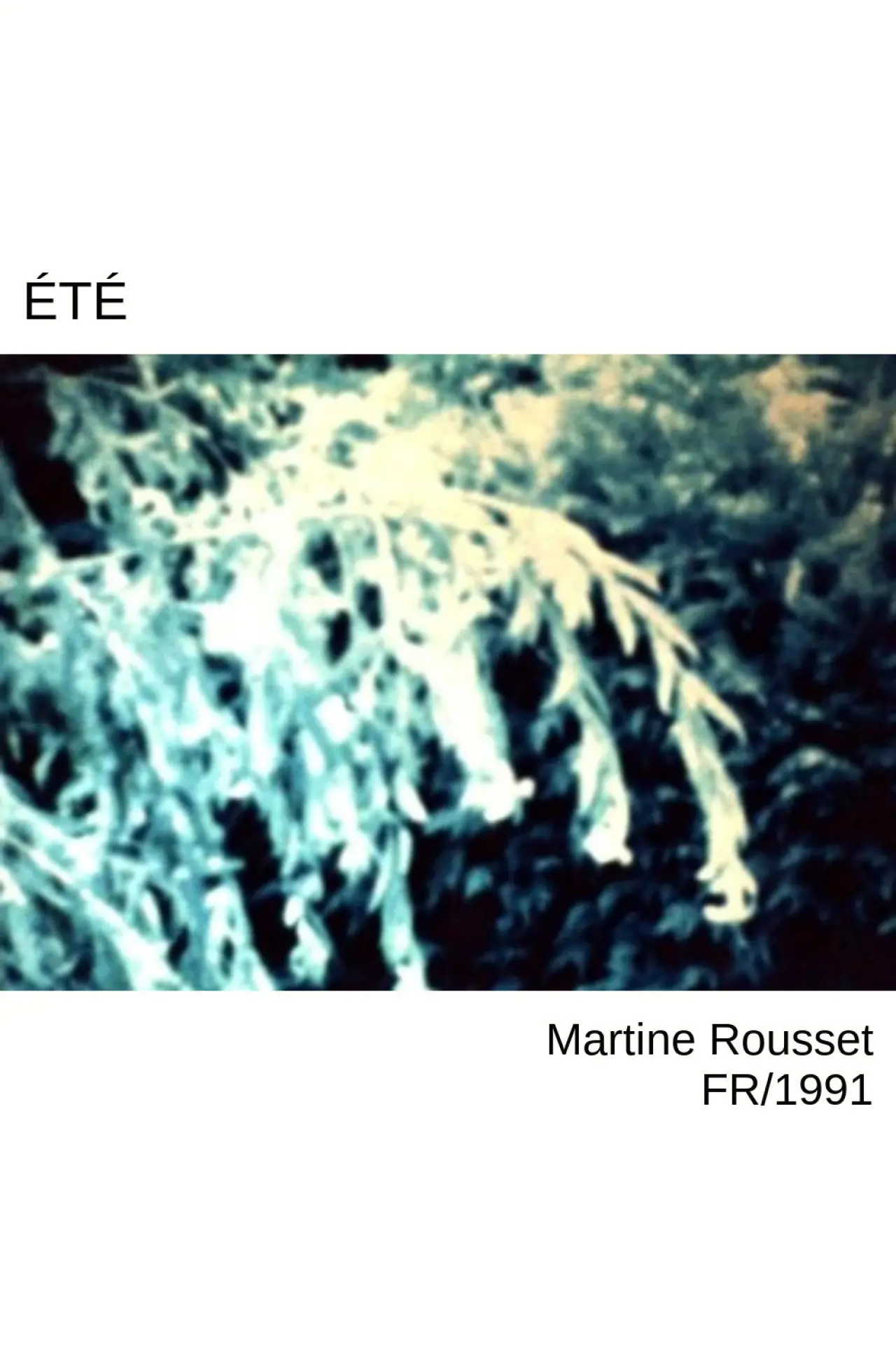 Movie poster "Été"