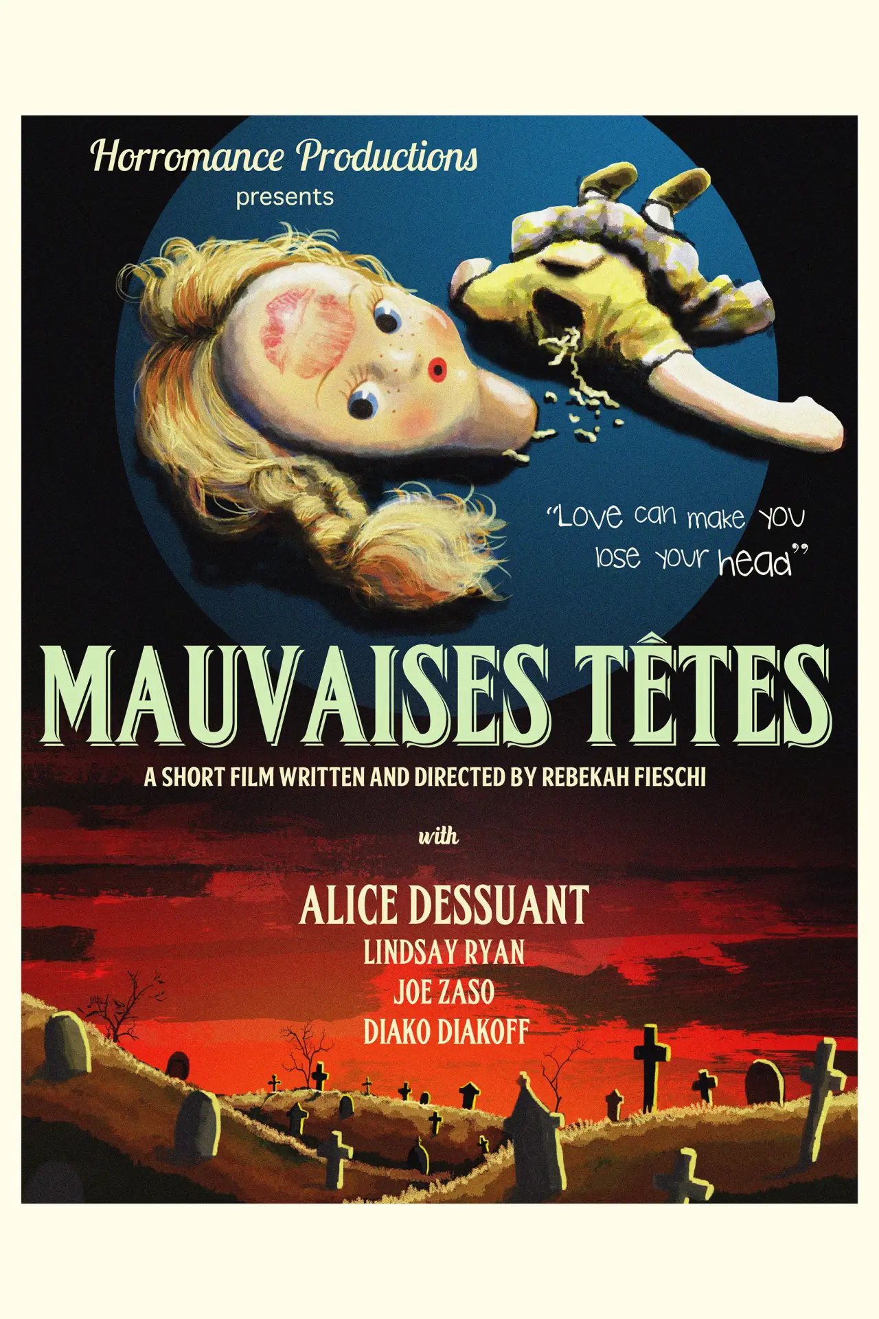Movie poster "Mauvaises Têtes"