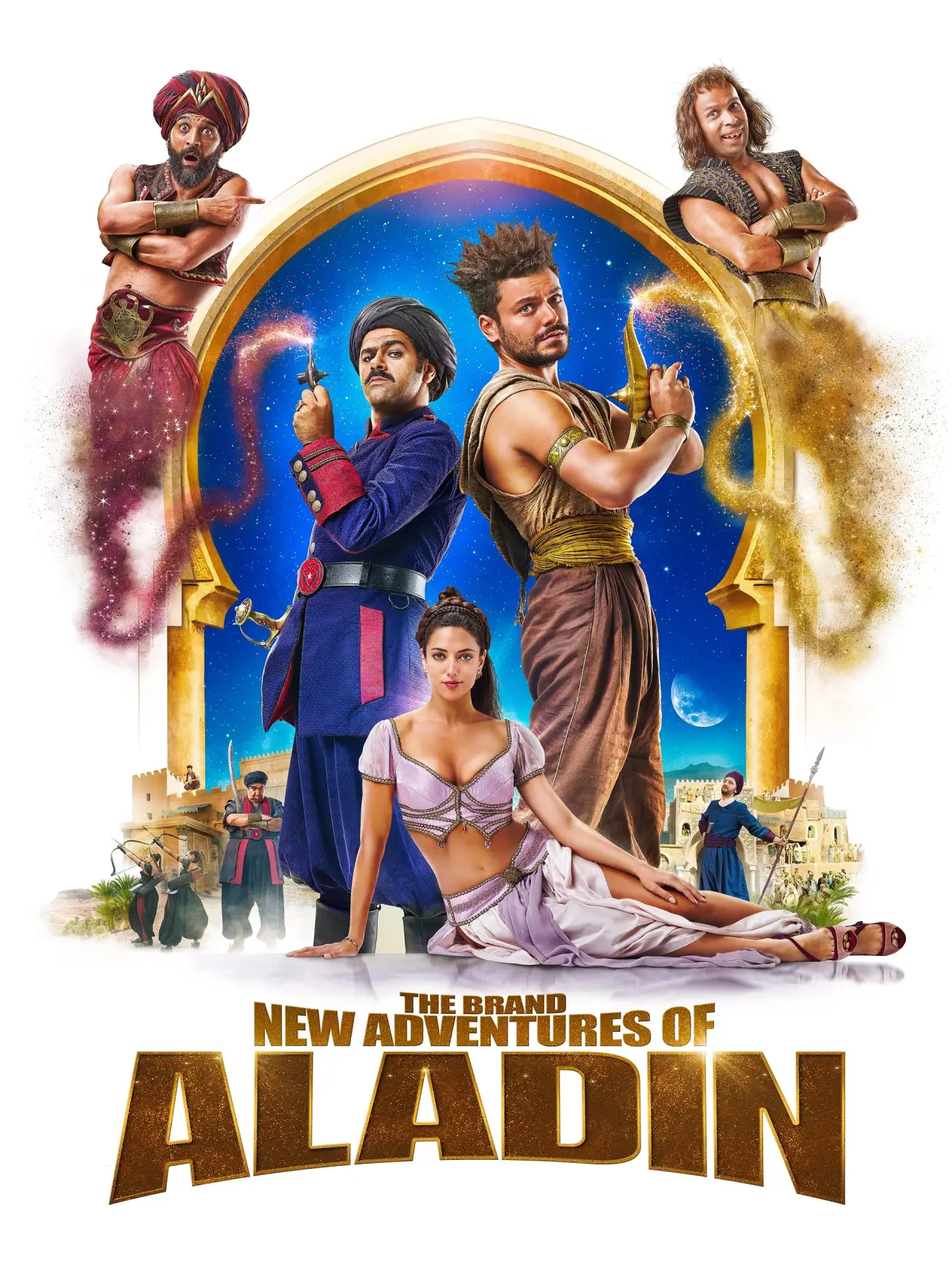 Movie poster "The Brand New Adventures of Aladdin"