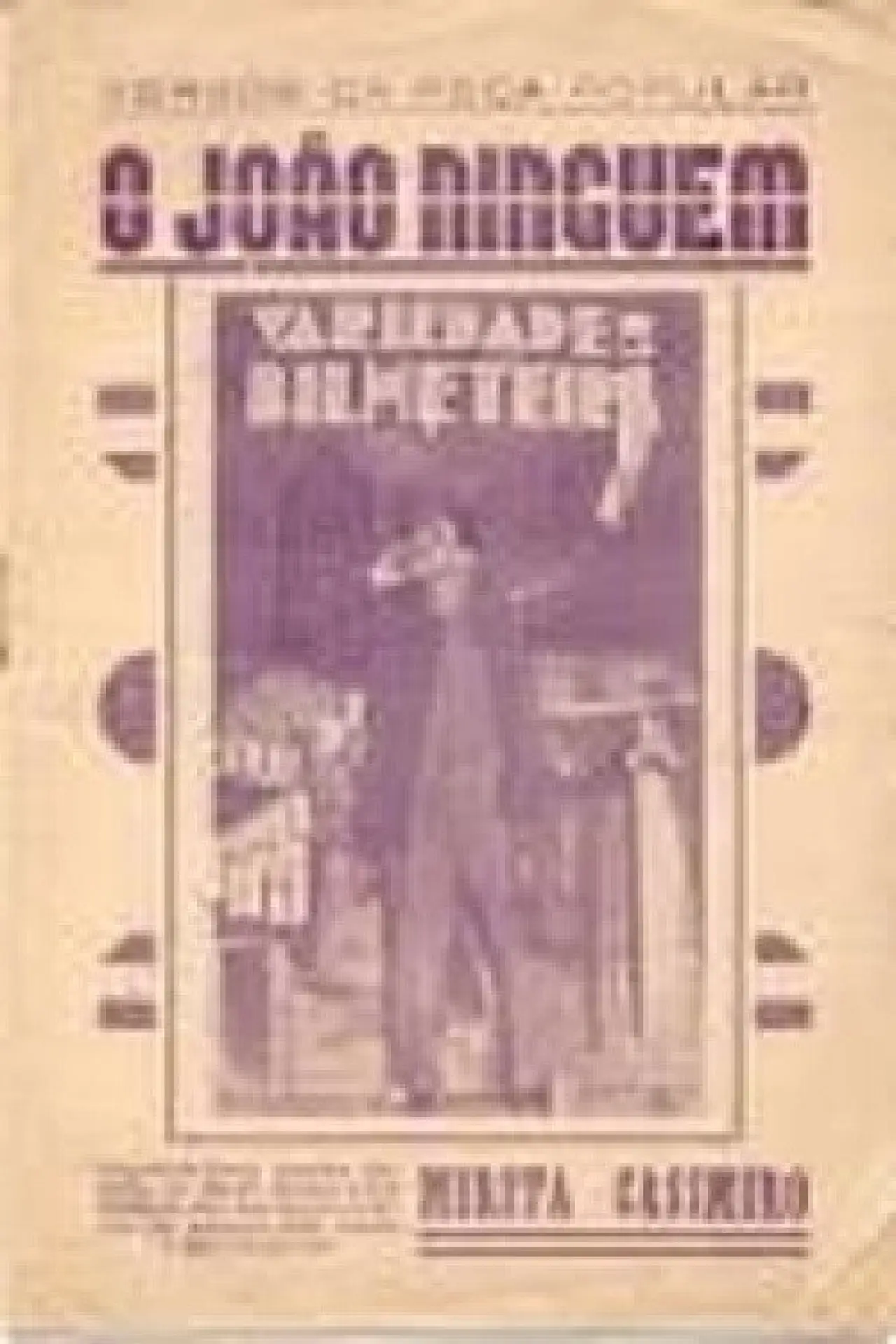 Movie poster "João Ninguém"