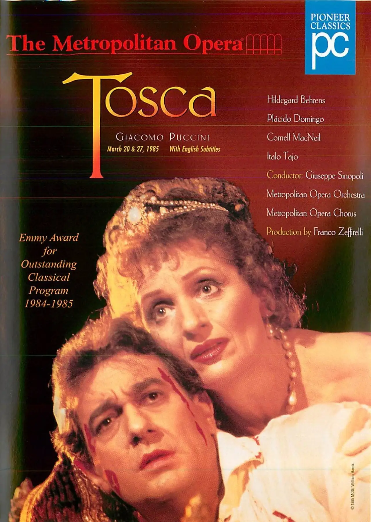 Movie poster "Tosca"