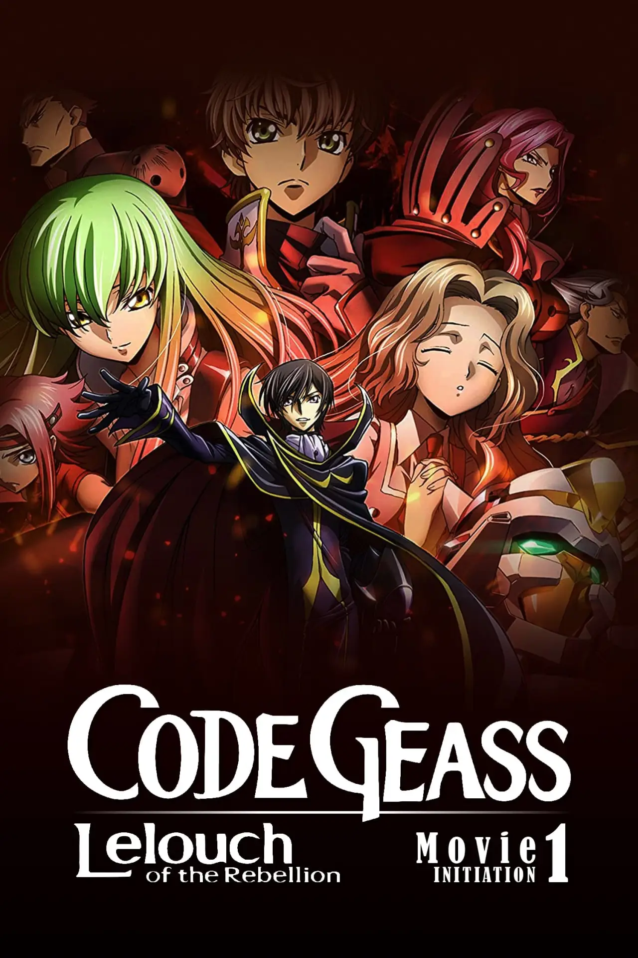 Movie poster "Code Geass: Lelouch of the Rebellion I - Initiation"
