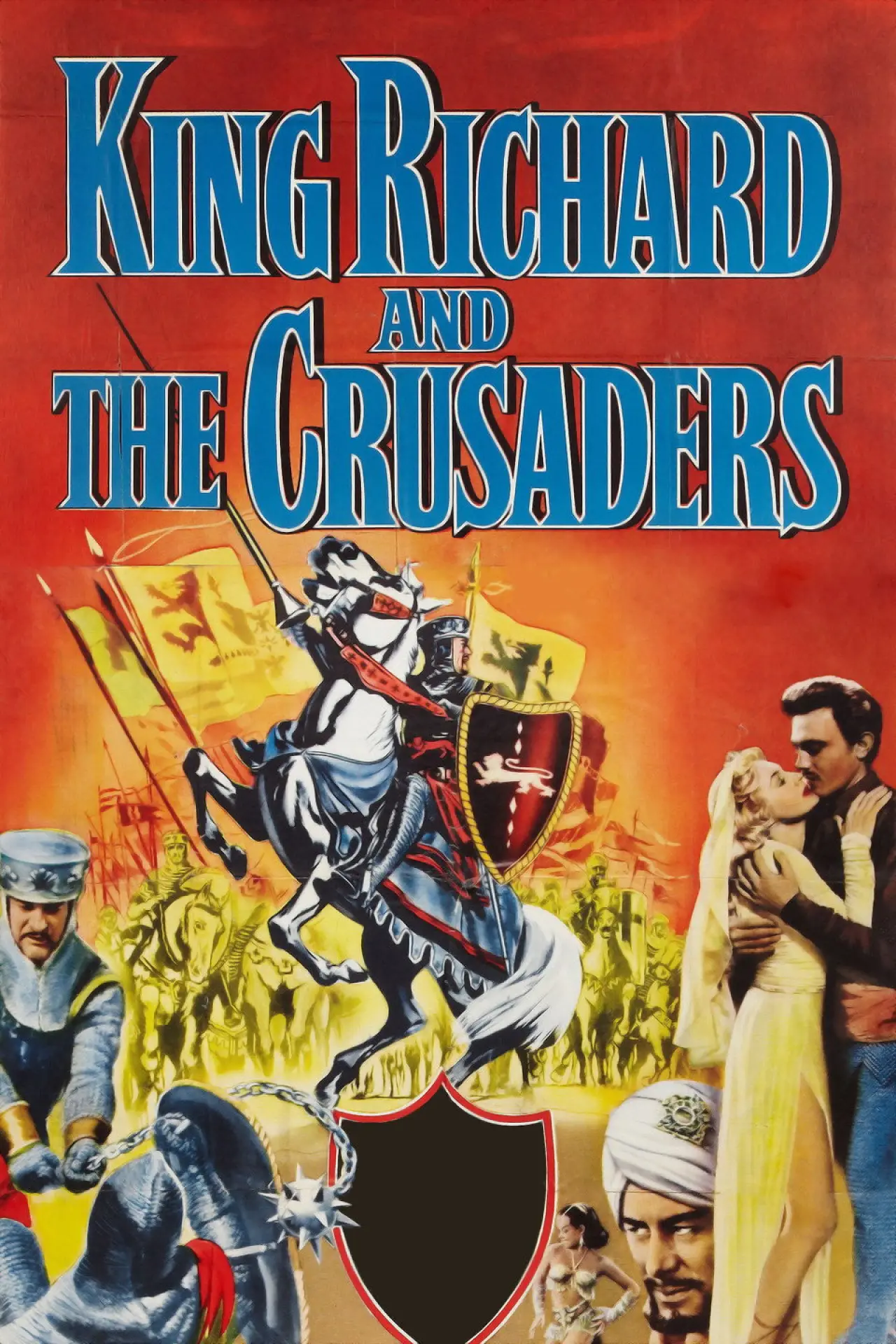 Movie poster "King Richard and the Crusaders"