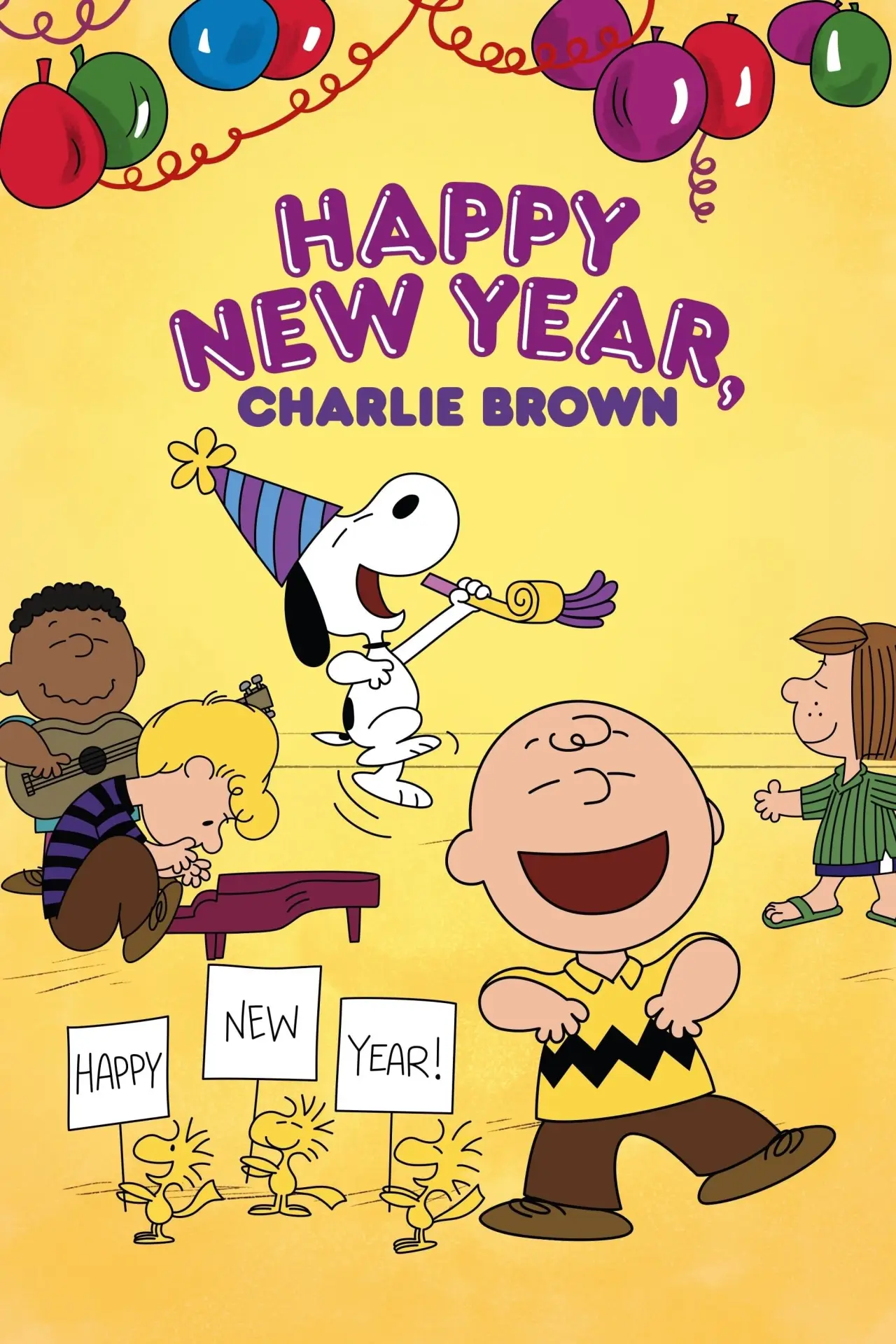 Movie poster "Happy New Year, Charlie Brown"