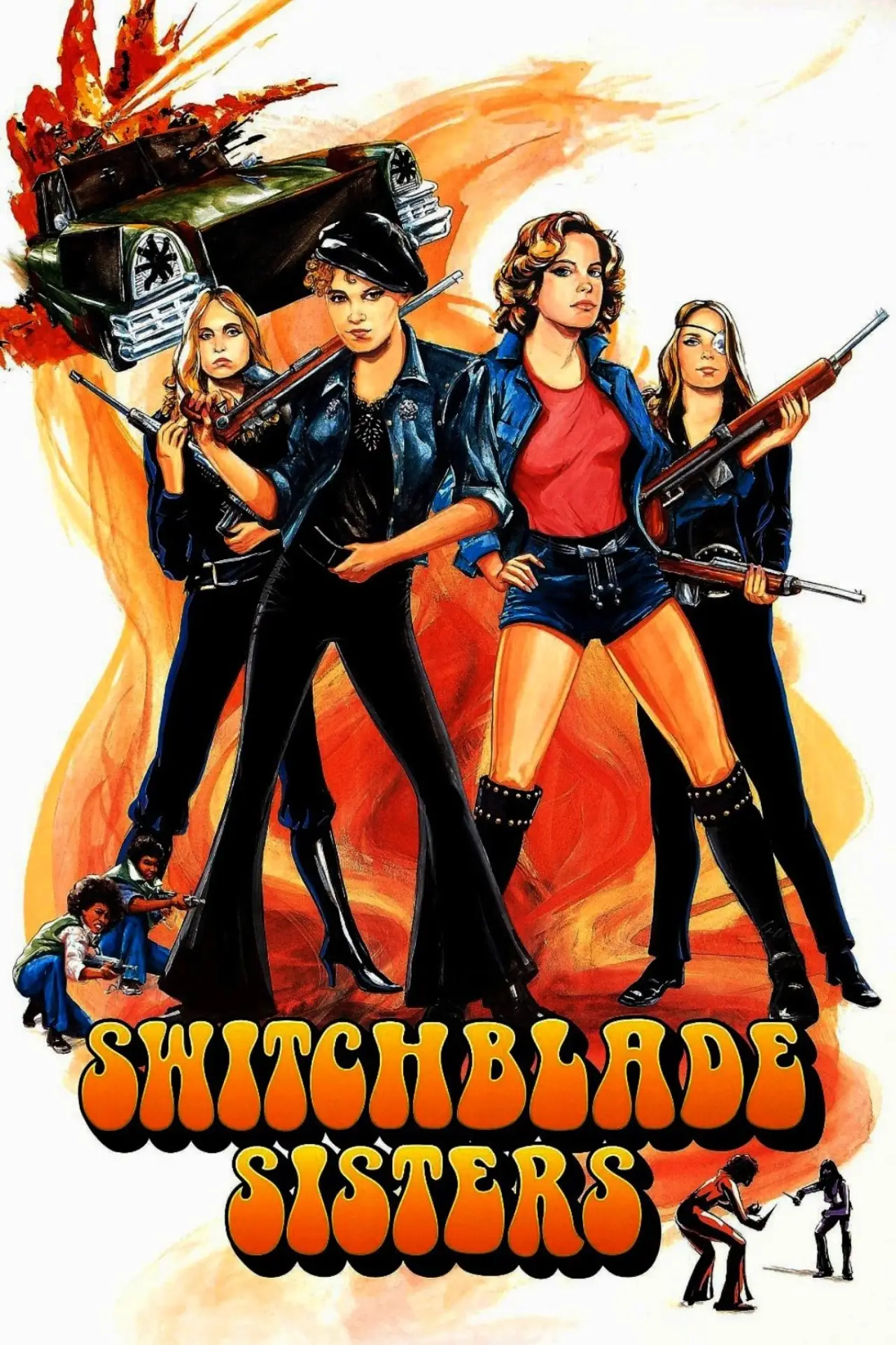 Movie poster "Switchblade Sisters"