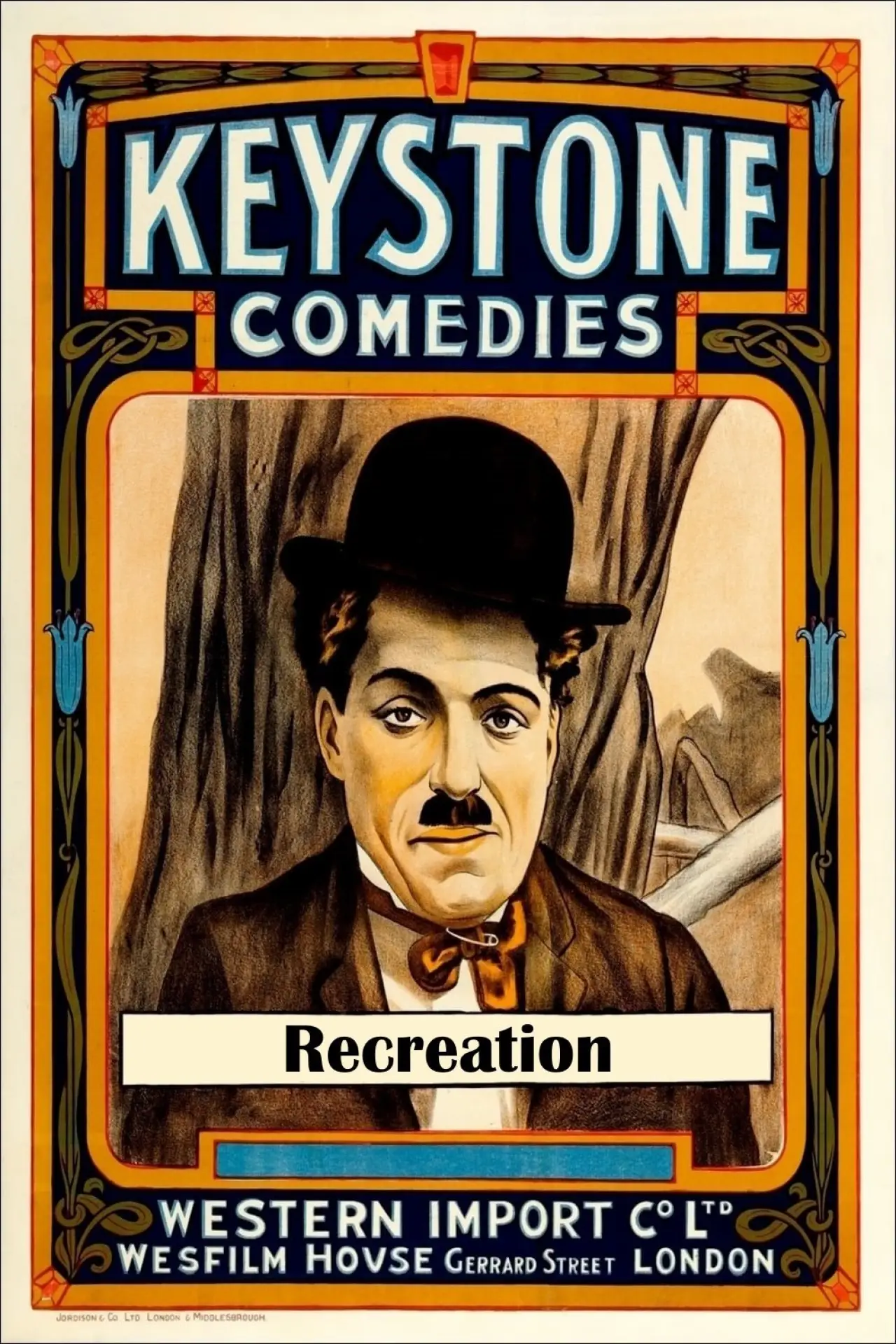 Movie poster "Recreation"