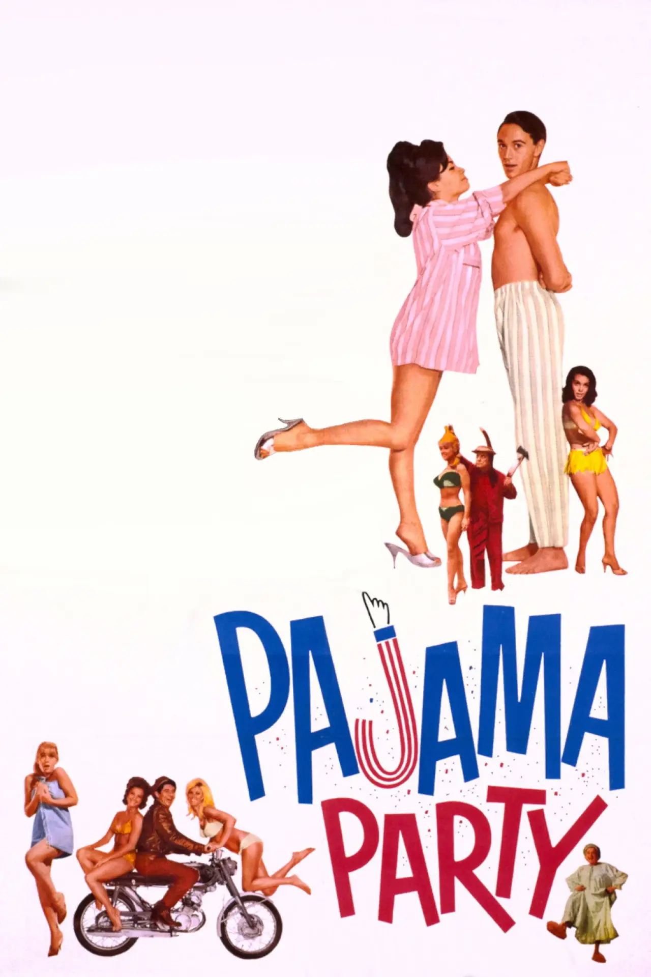 Movie poster "Pajama Party"