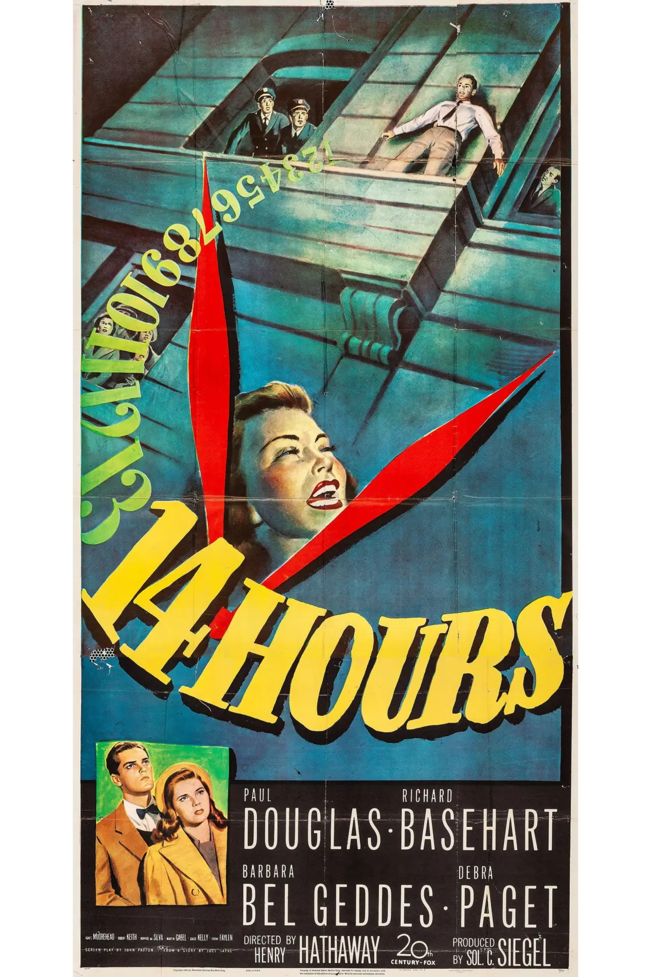 Movie poster "Fourteen Hours"