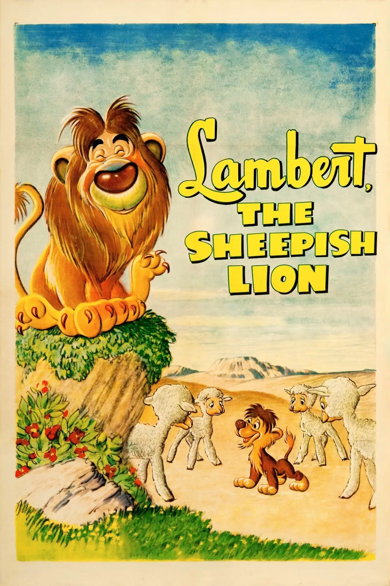 Movie poster "Lambert the Sheepish Lion"
