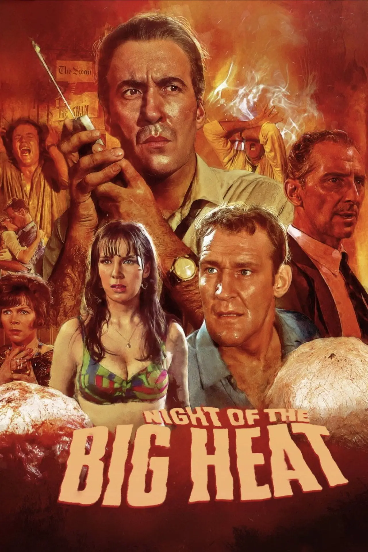Movie poster "Night of the Big Heat"