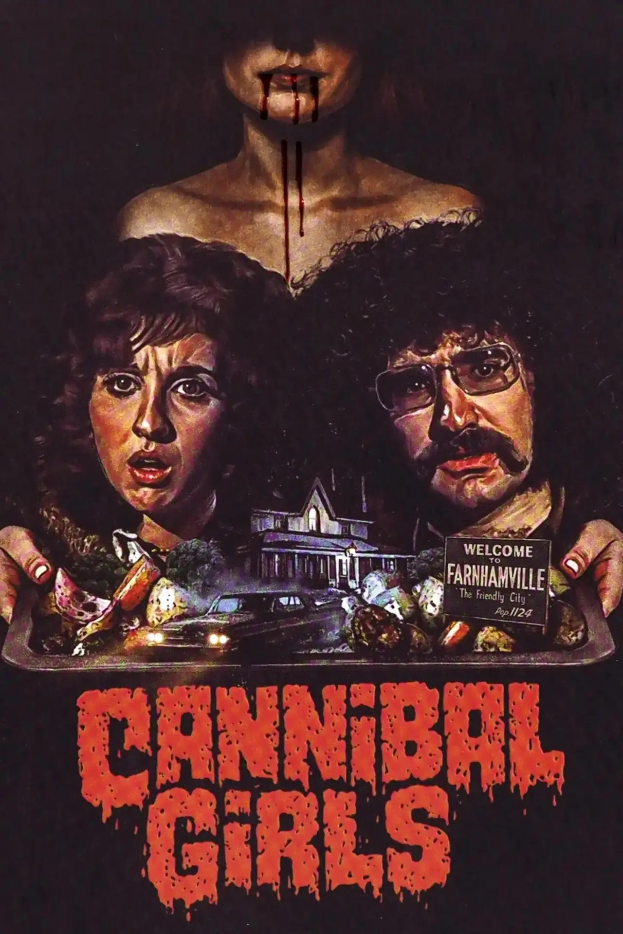 Movie poster "Cannibal Girls"
