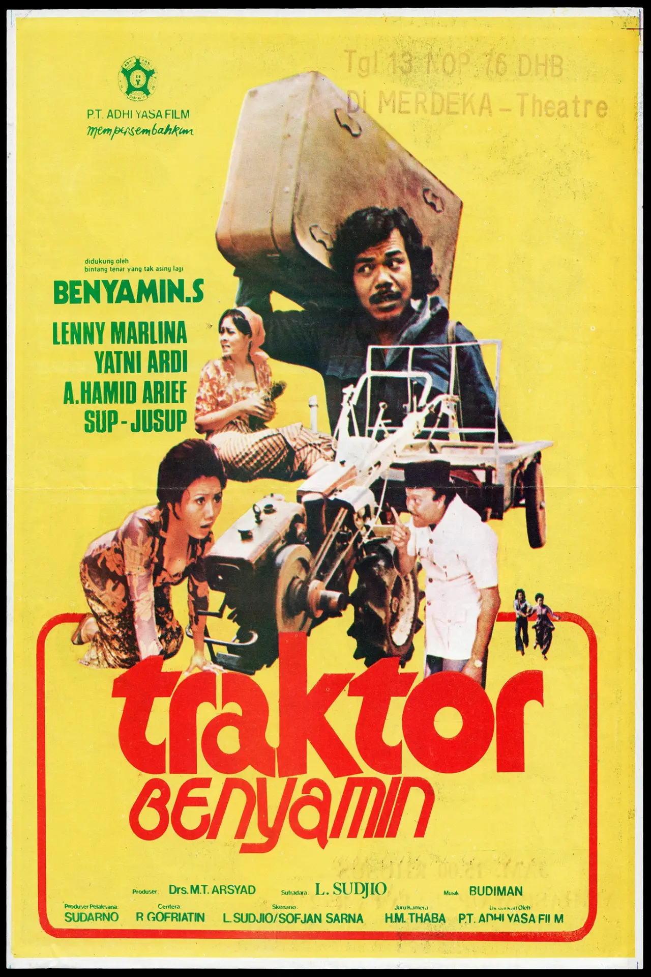 Movie poster "Traktor Benyamin"