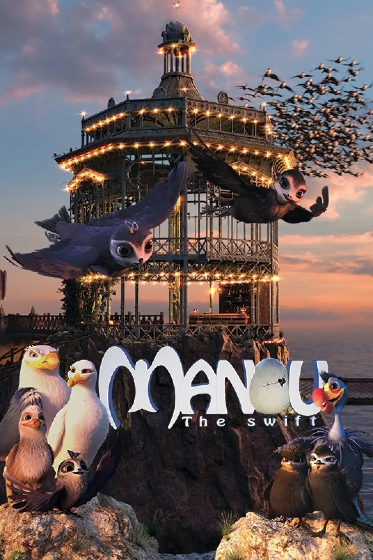Movie poster "Manou the Swift"
