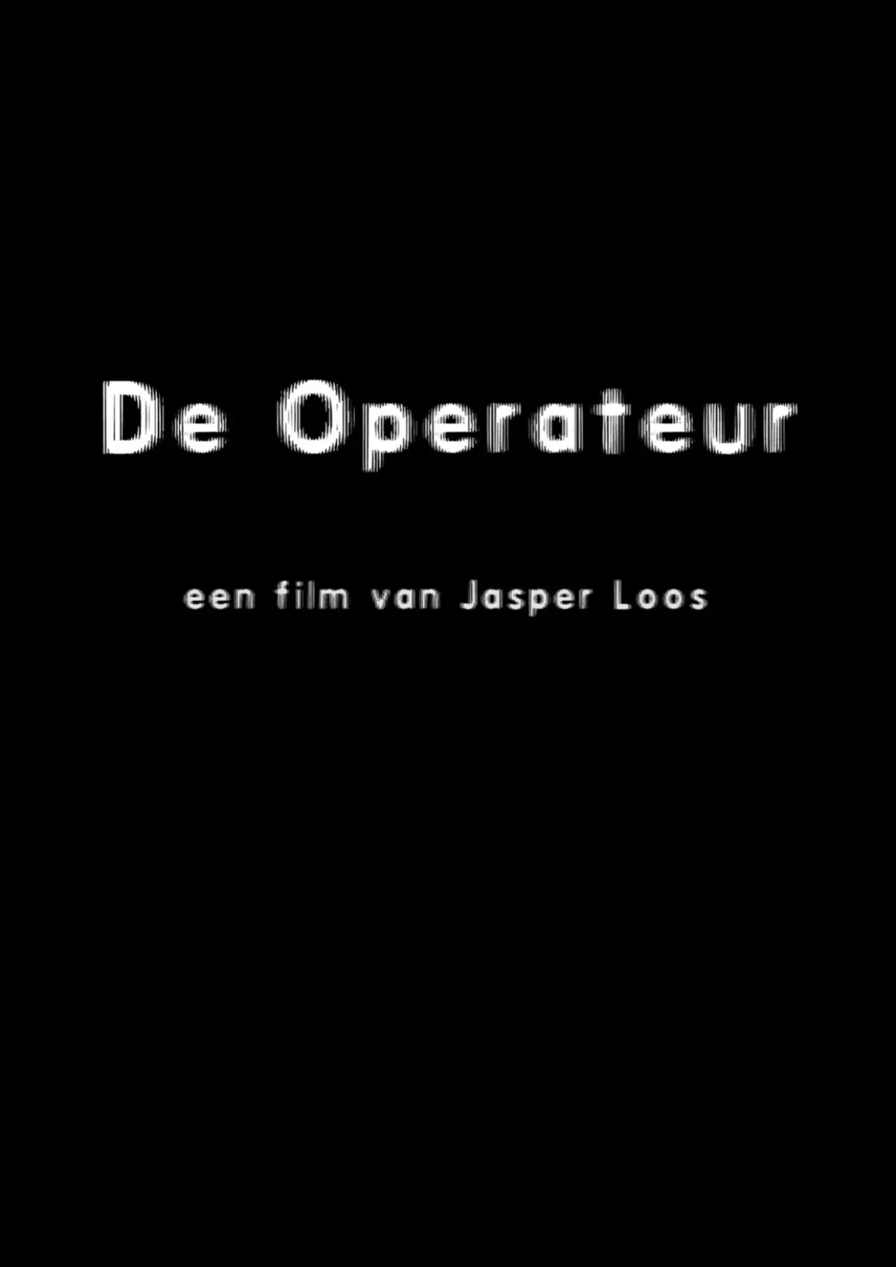 Movie poster "The Operator"