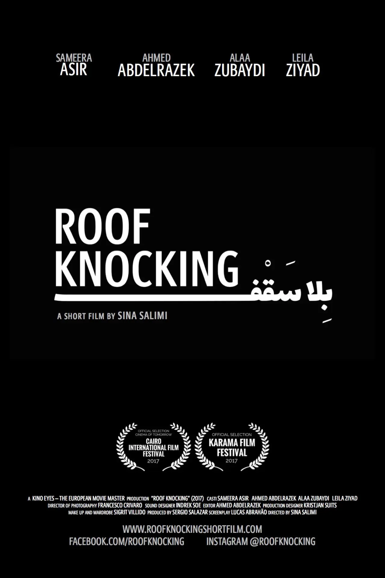Movie poster "Roof Knocking"