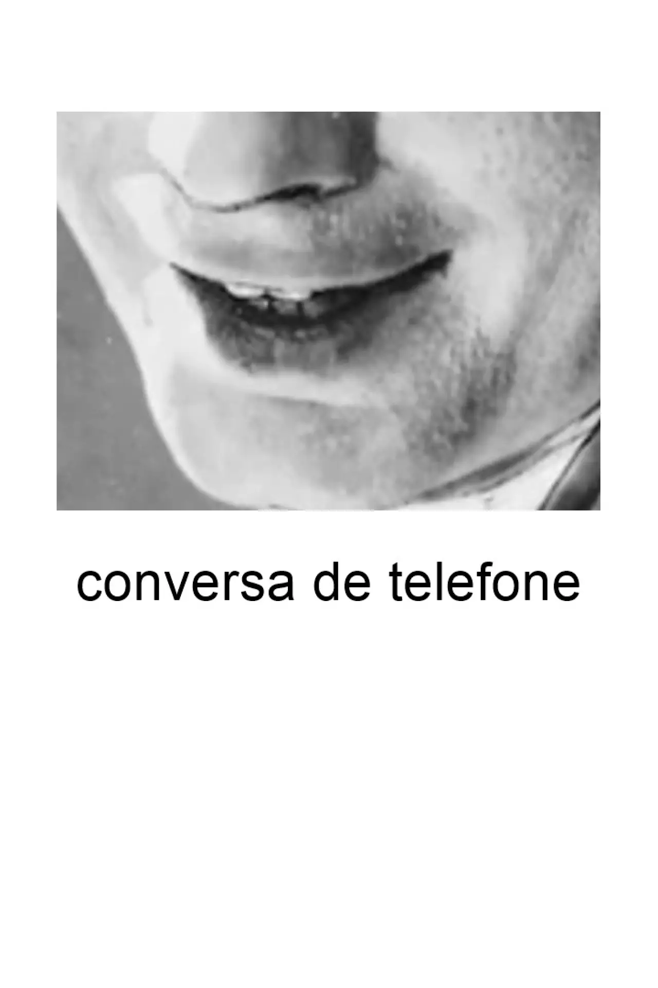 Movie poster "conversa de telefone"