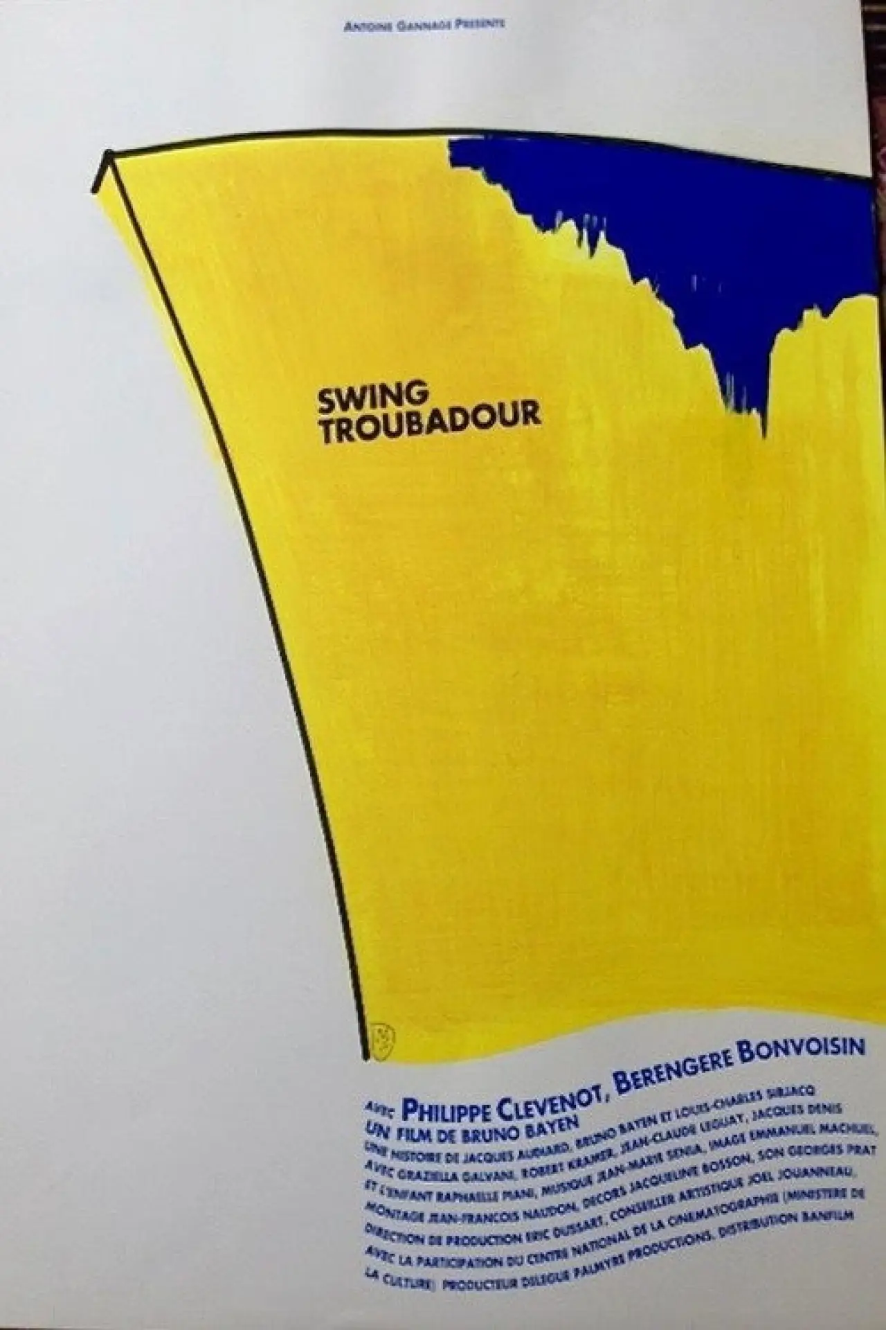 Movie poster "Swing troubadour"