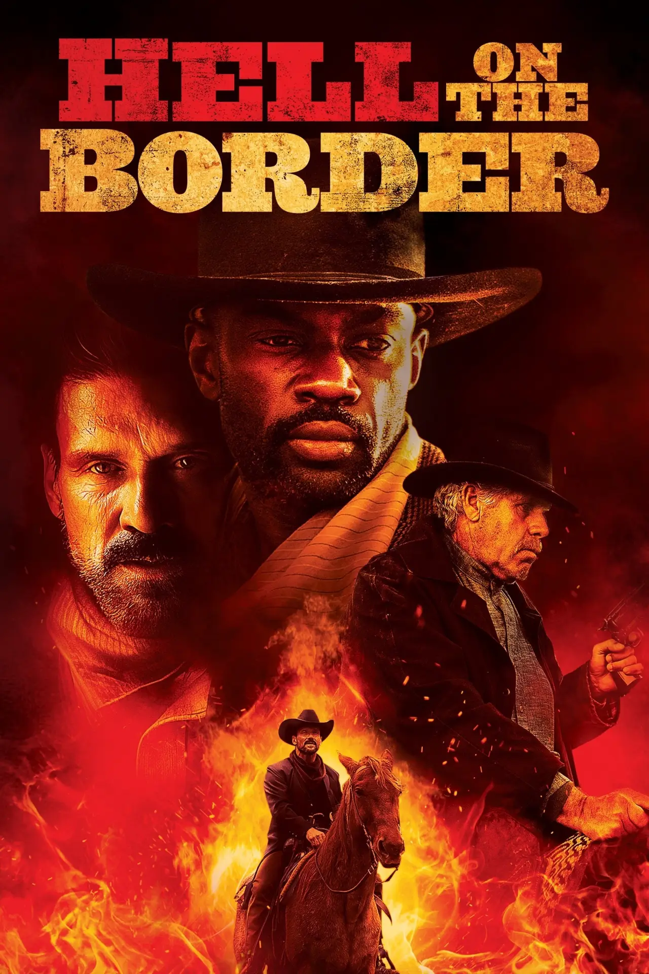 Movie poster "Hell on the Border"
