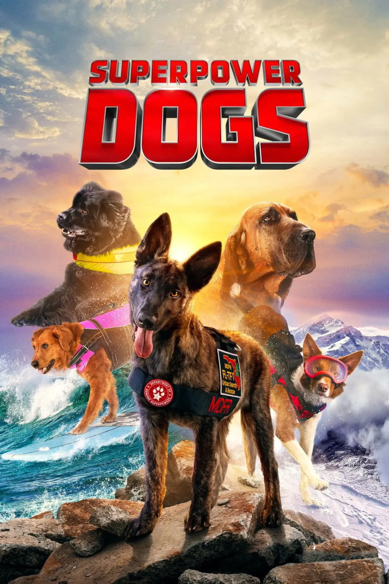 Movie poster "Superpower Dogs"