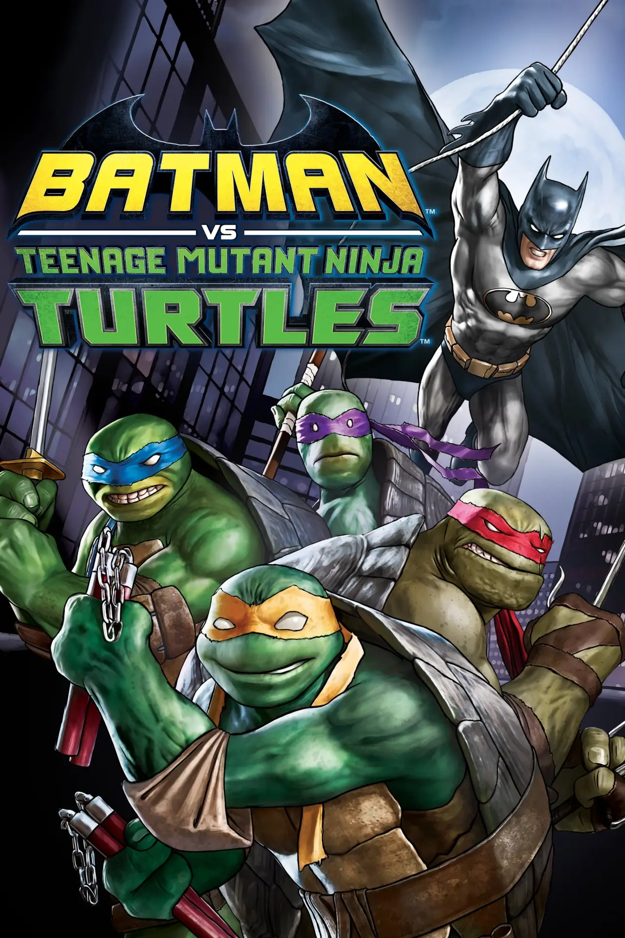 Movie poster "Batman vs Teenage Mutant Ninja Turtles"