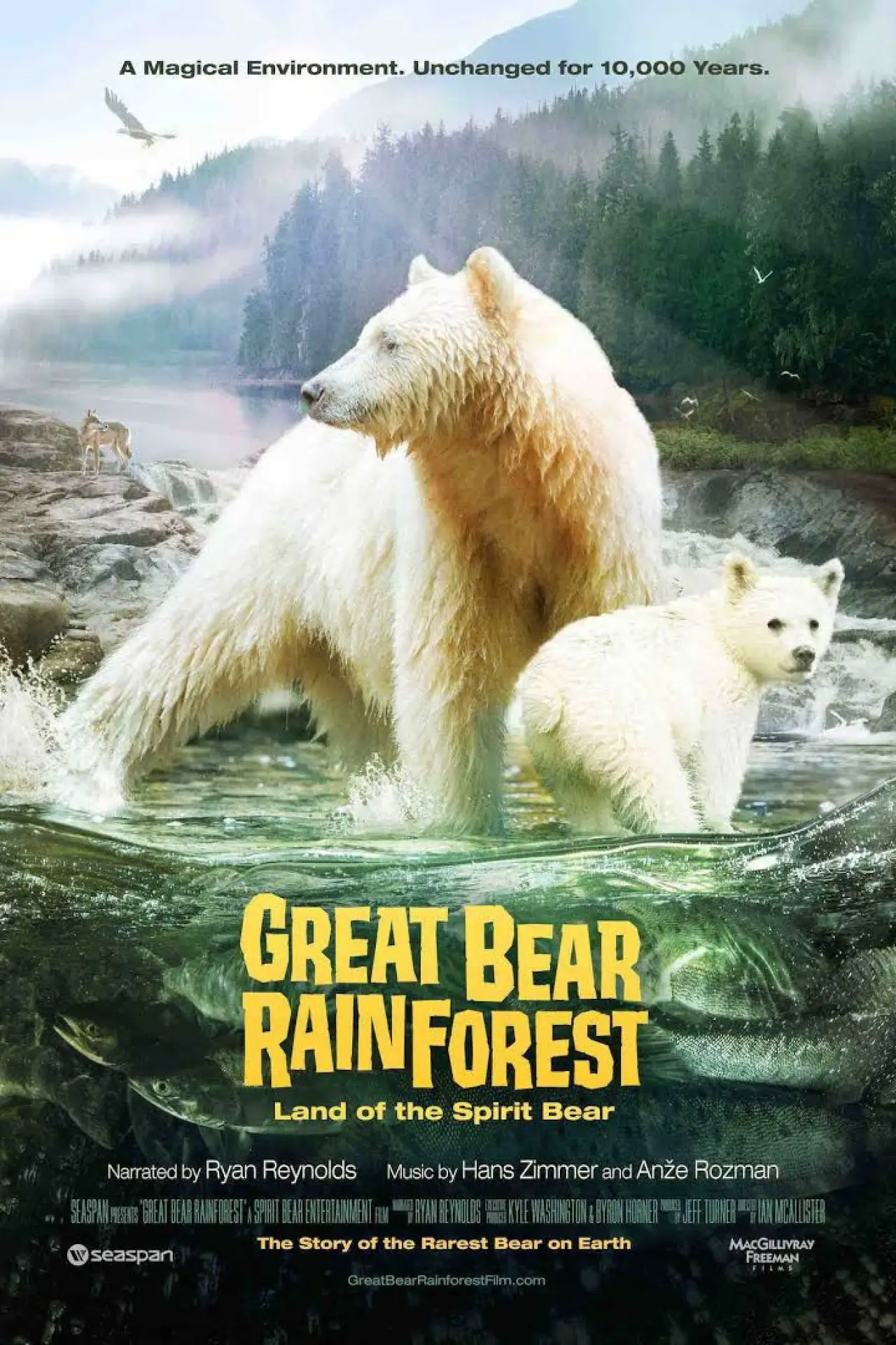 Movie poster "Great Bear Rainforest: Land of the Spirit Bear"