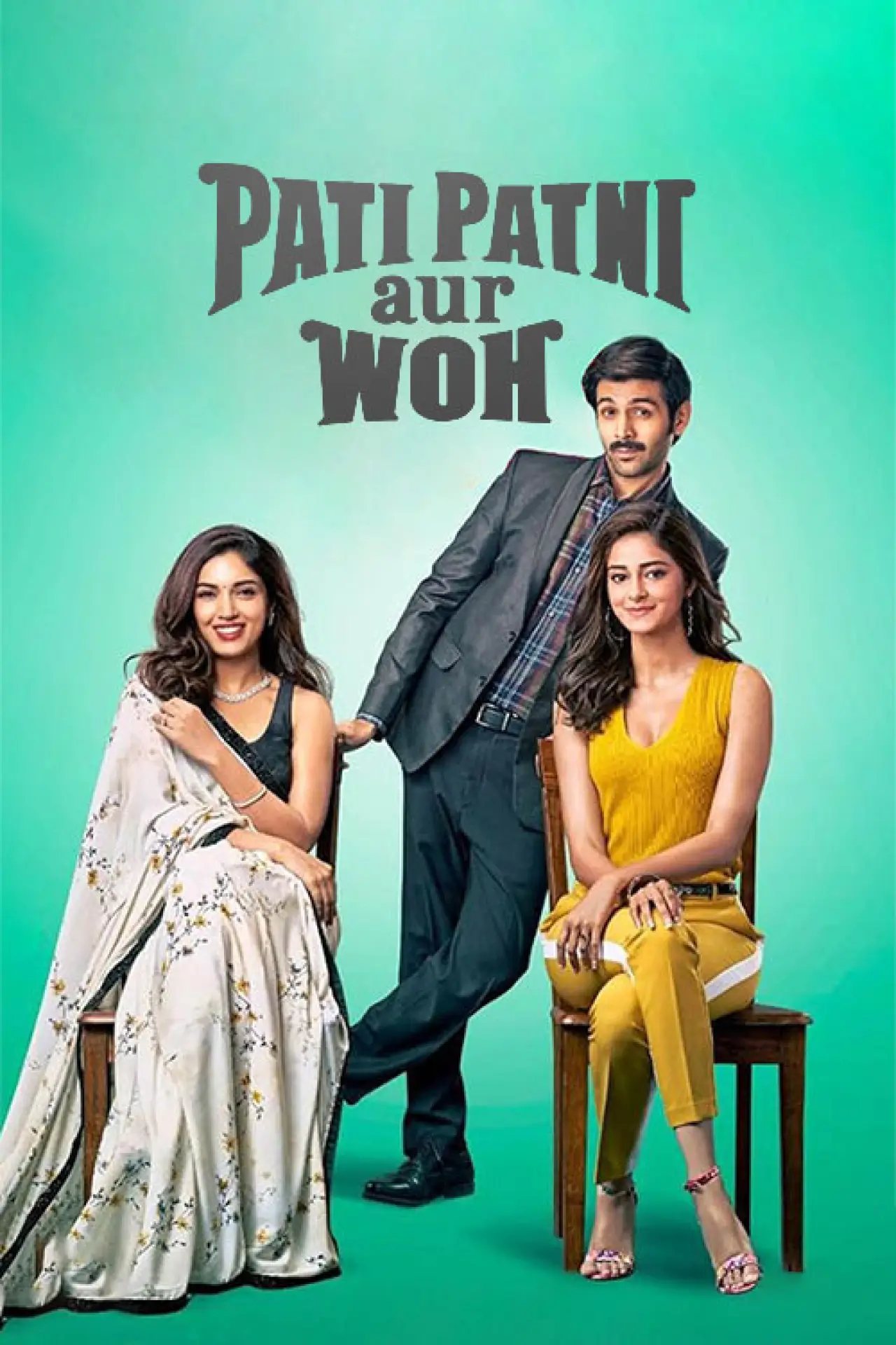Movie poster "Pati Patni Aur Woh"