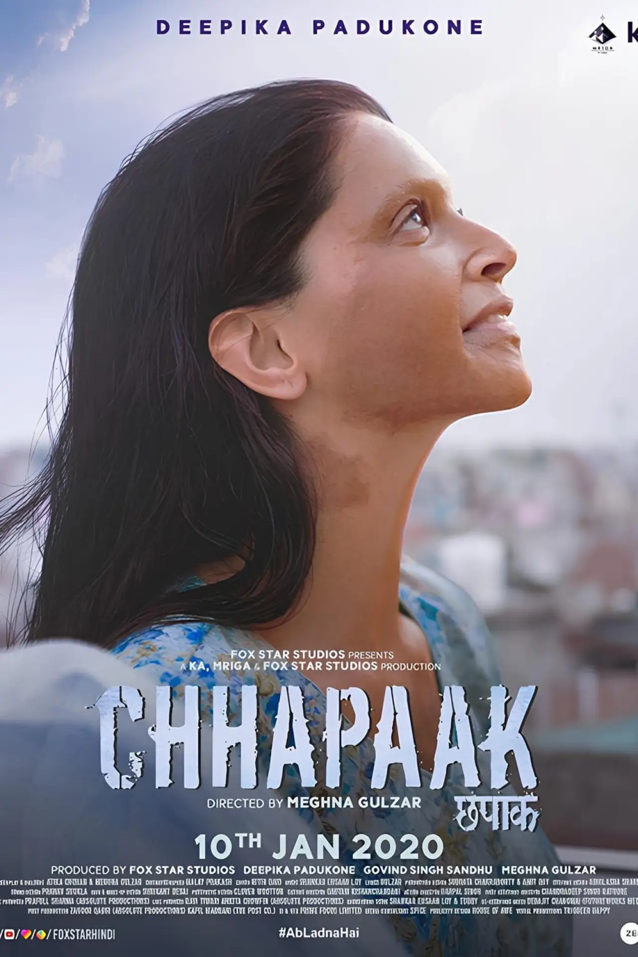Movie poster "Chhapaak"