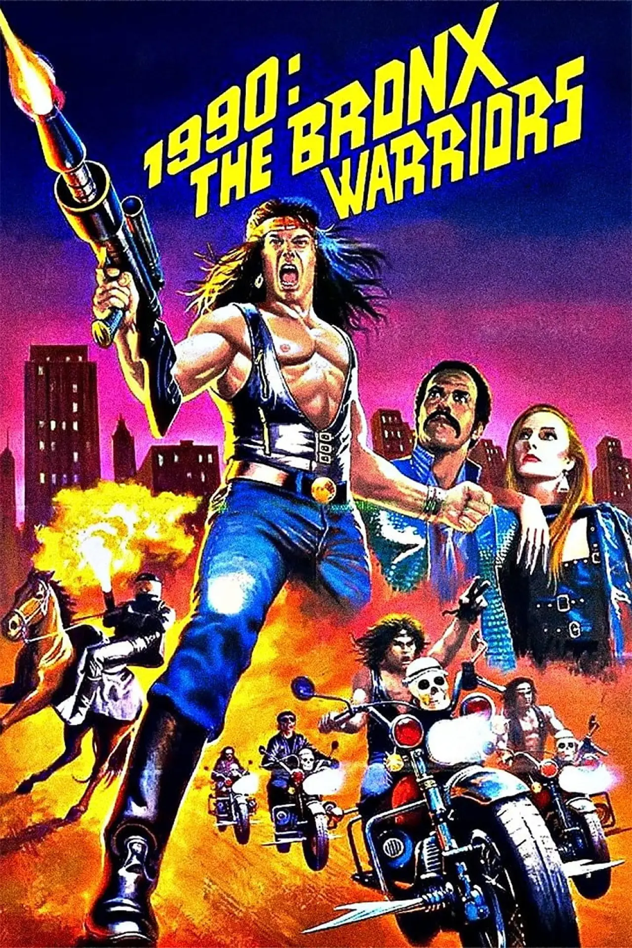 Movie poster "1990: The Bronx Warriors"