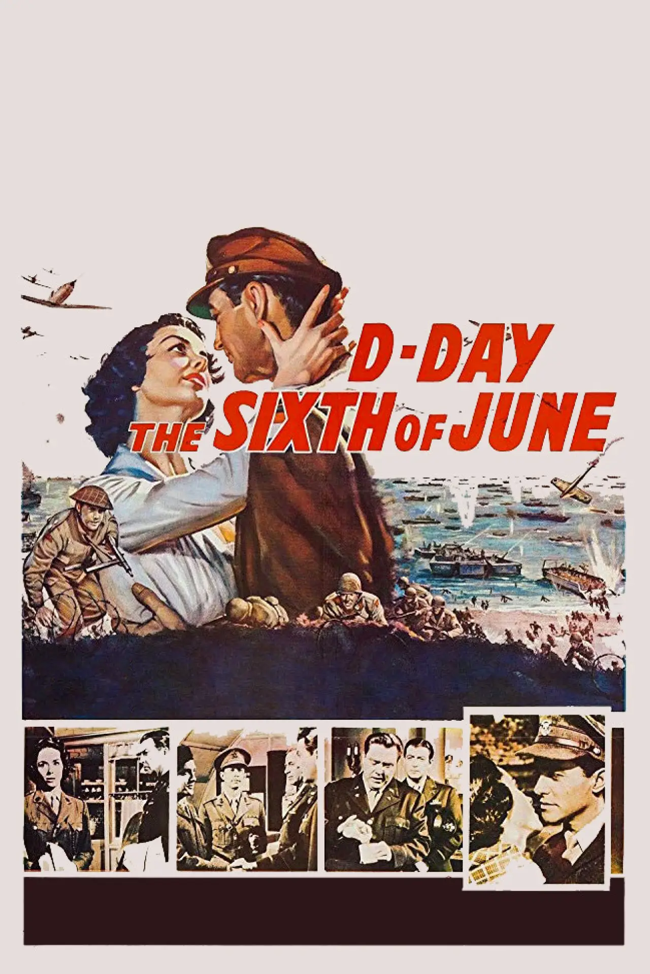 Movie poster "D-Day the Sixth of June"