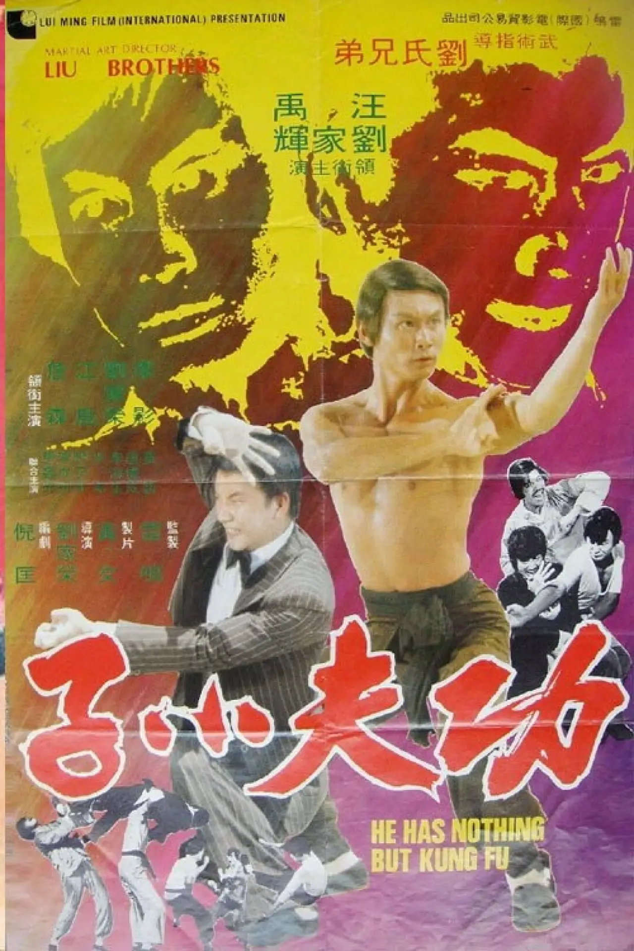 Movie poster "He Has Nothing But Kung Fu"
