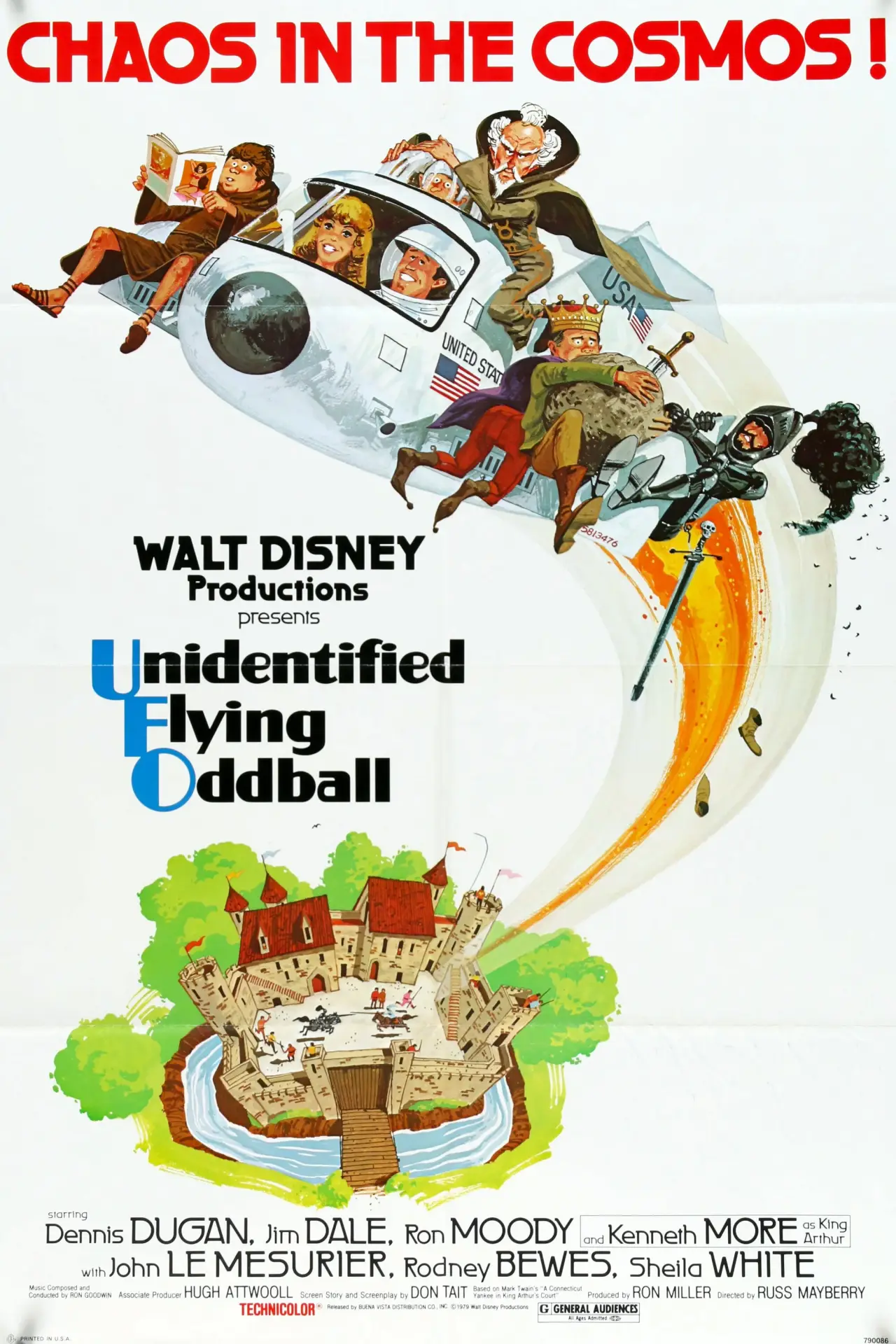 Movie poster "Unidentified Flying Oddball"