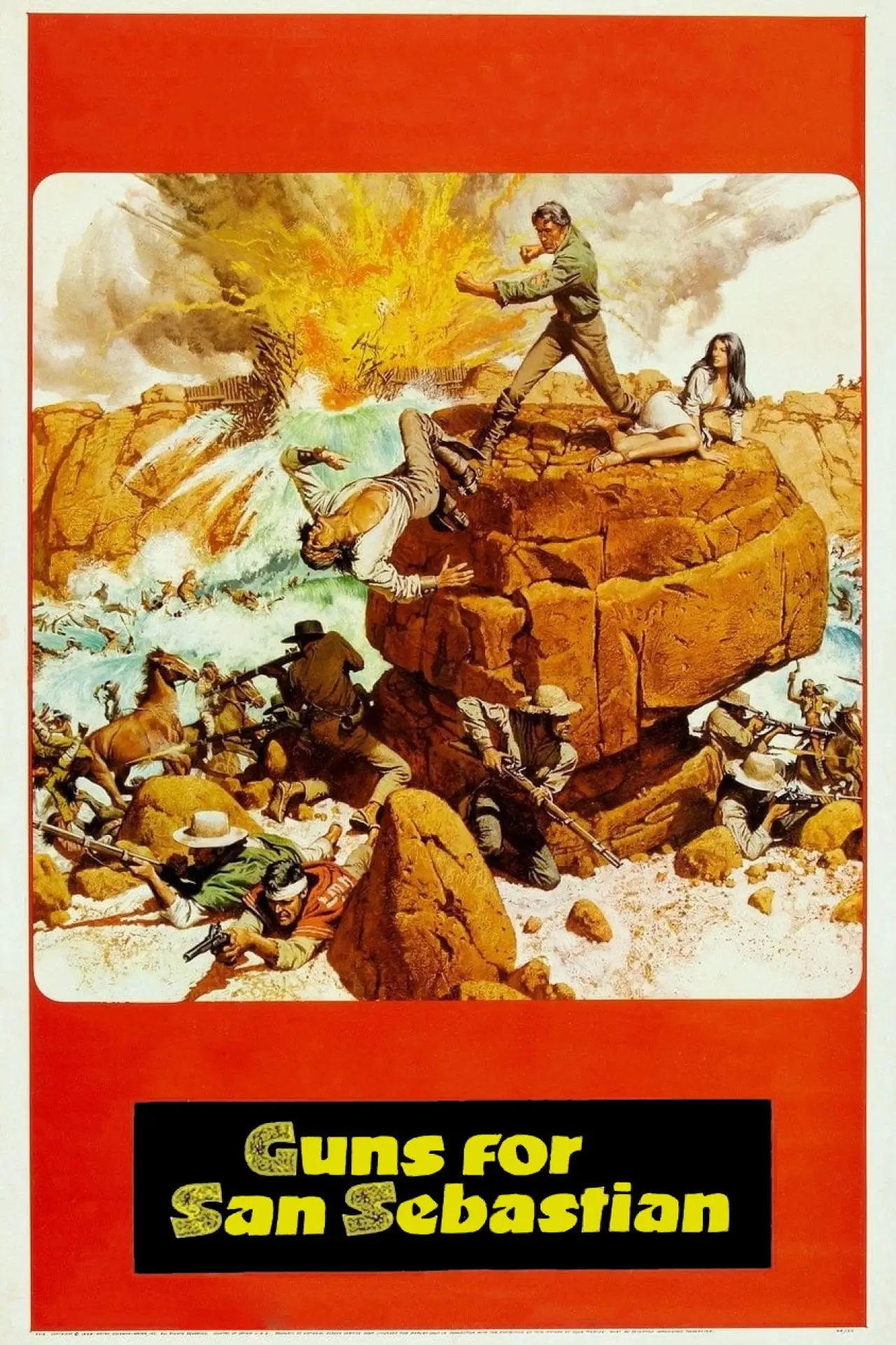 Movie poster "Guns for San Sebastian"