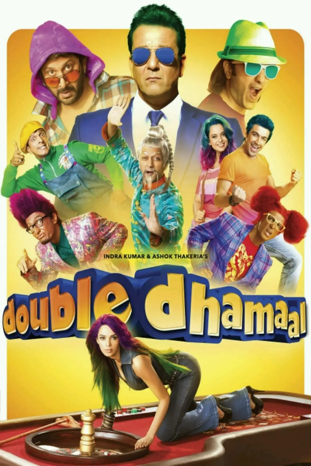 Movie poster "Double Dhamaal"