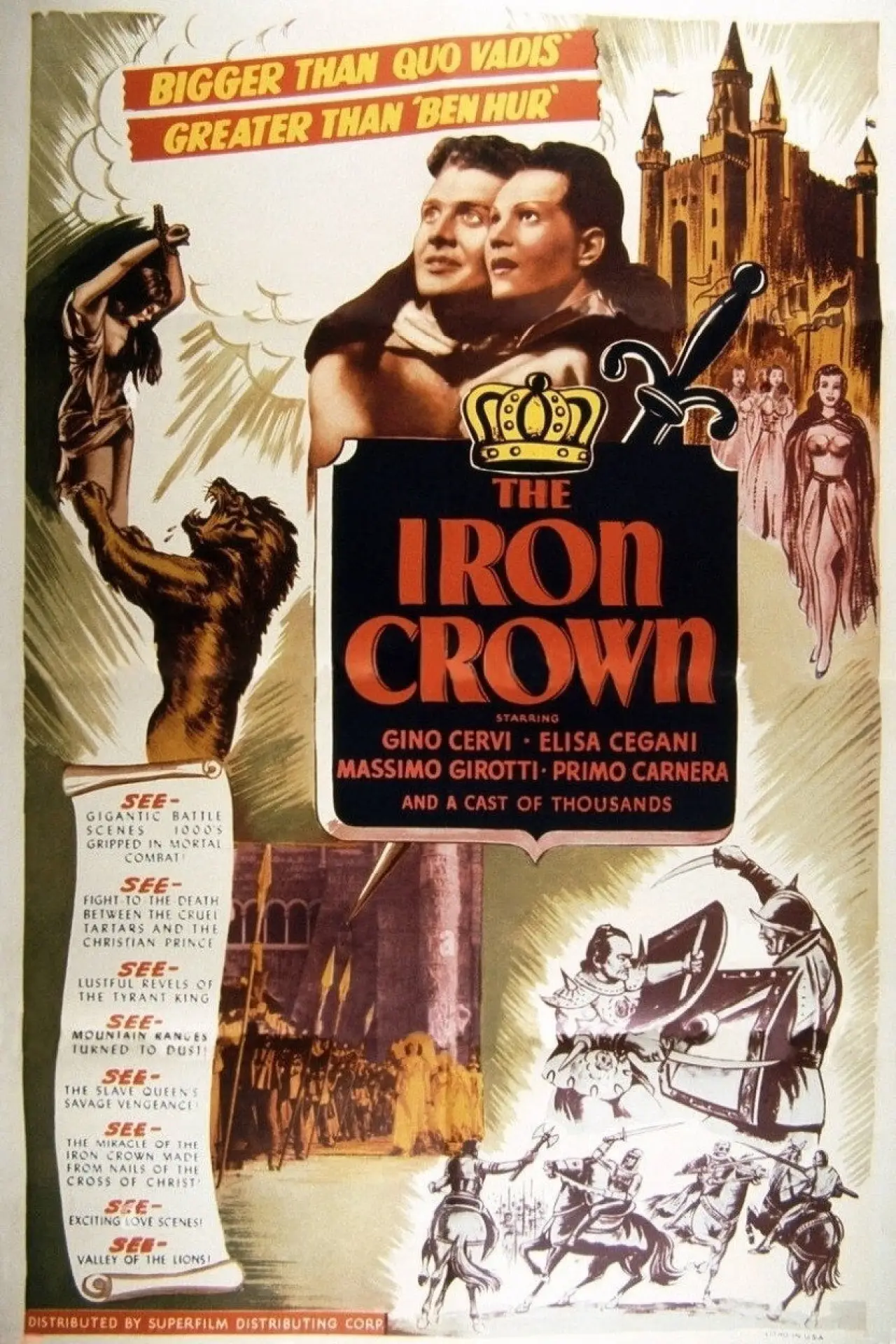 Movie poster "The Iron Crown"