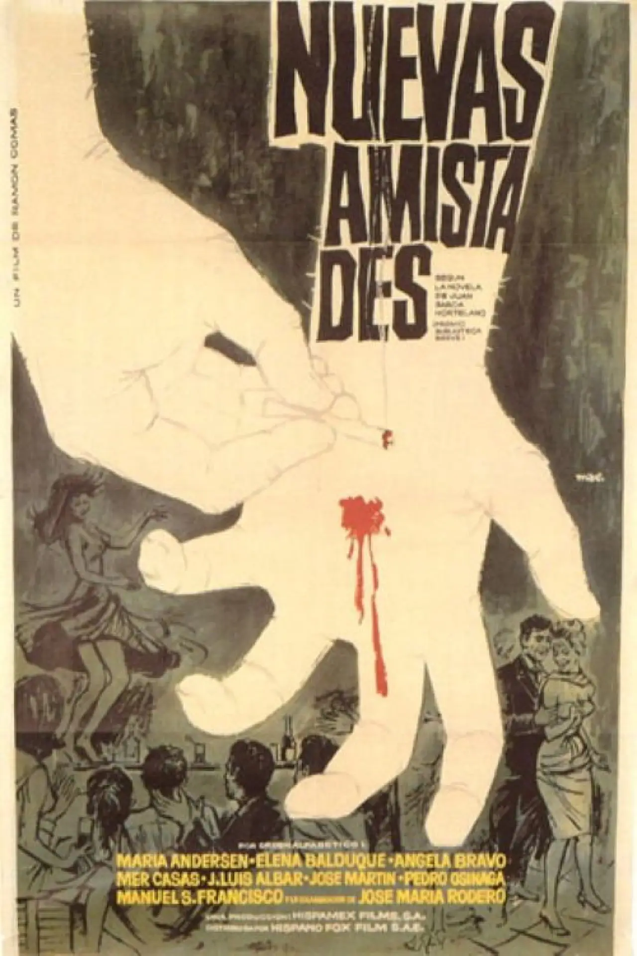 Movie poster "Nuevas amistades"