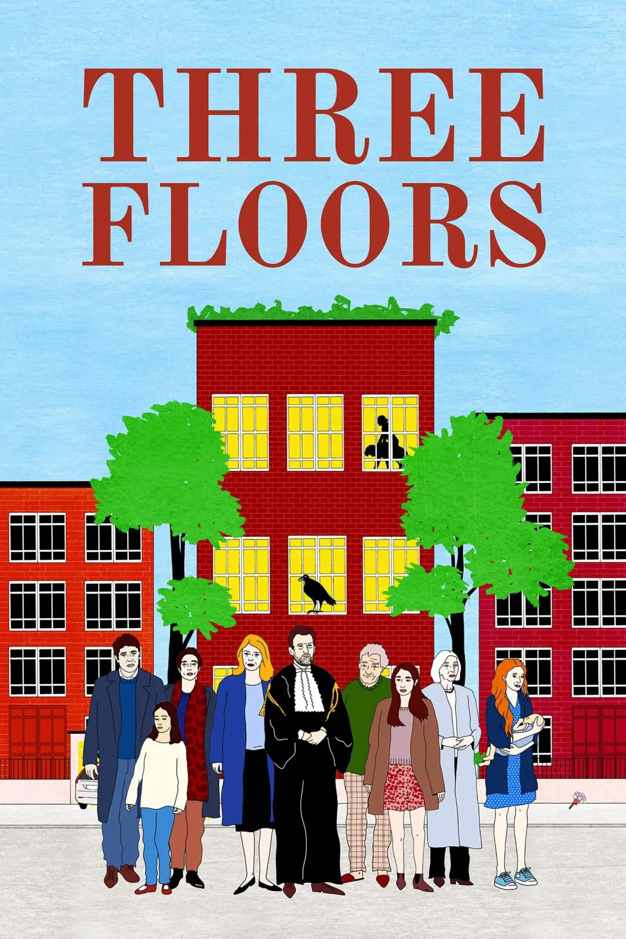 Movie poster "Three Floors"