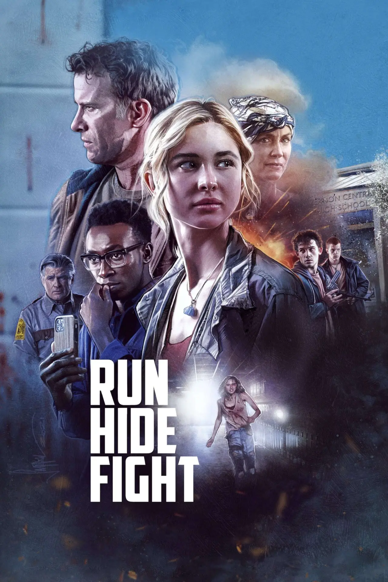 Movie poster "Run Hide Fight"