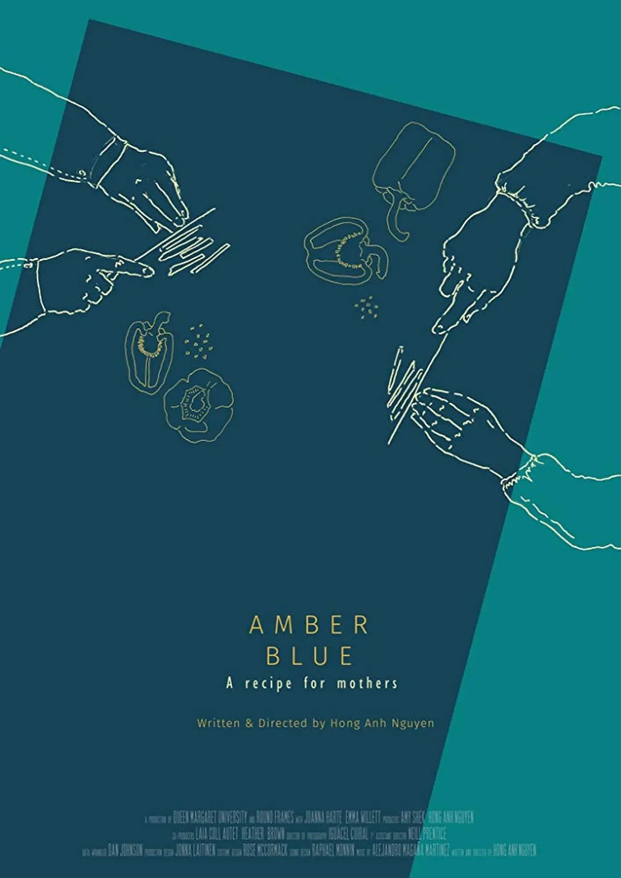 Movie poster "Amber Blue"