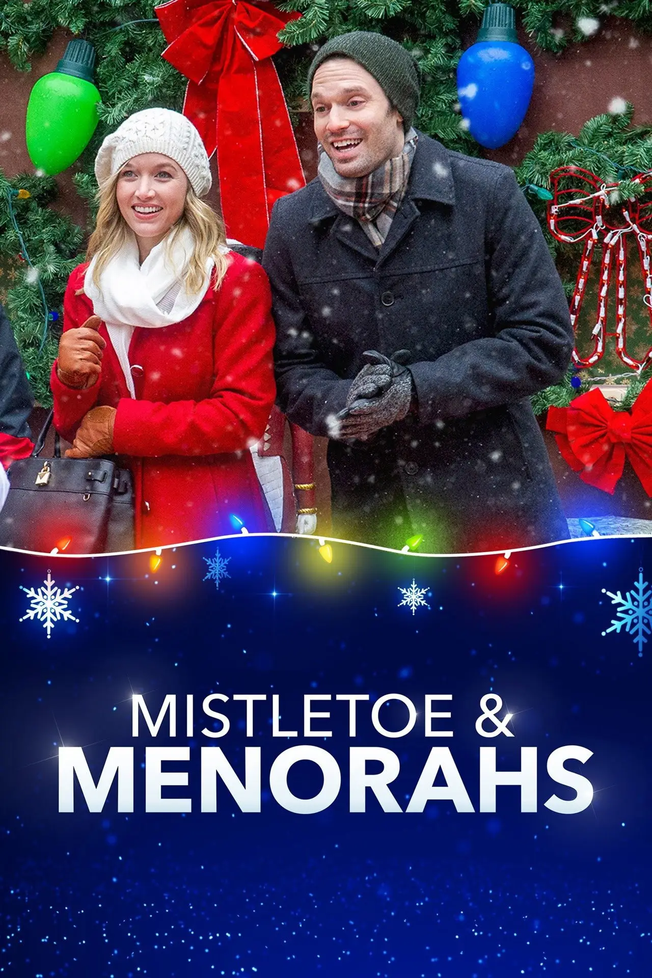 Movie poster "Mistletoe & Menorahs"